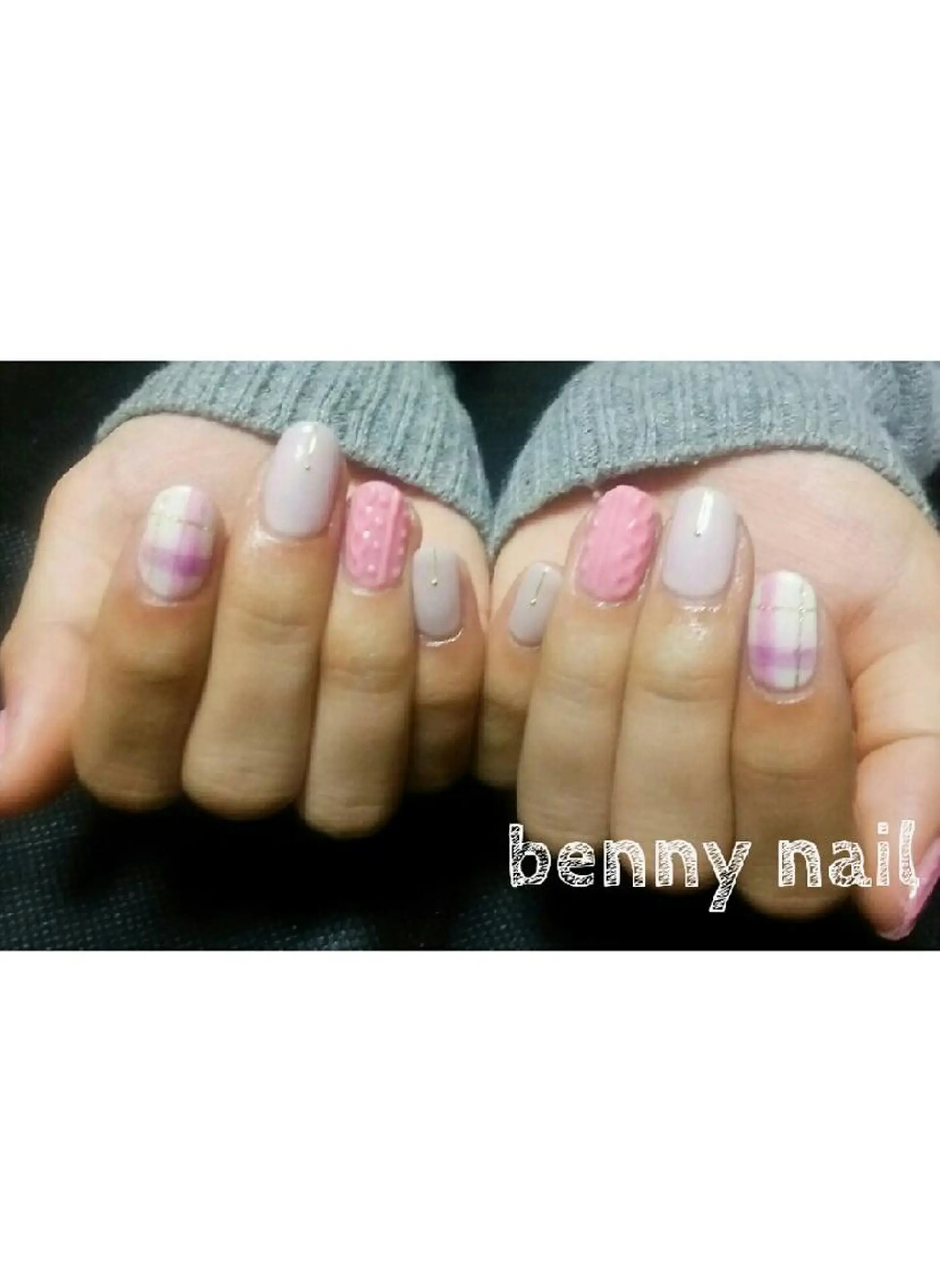 ネイル アートネイル マットネイル 最終受付23時半 benny nailのネイルデザイン