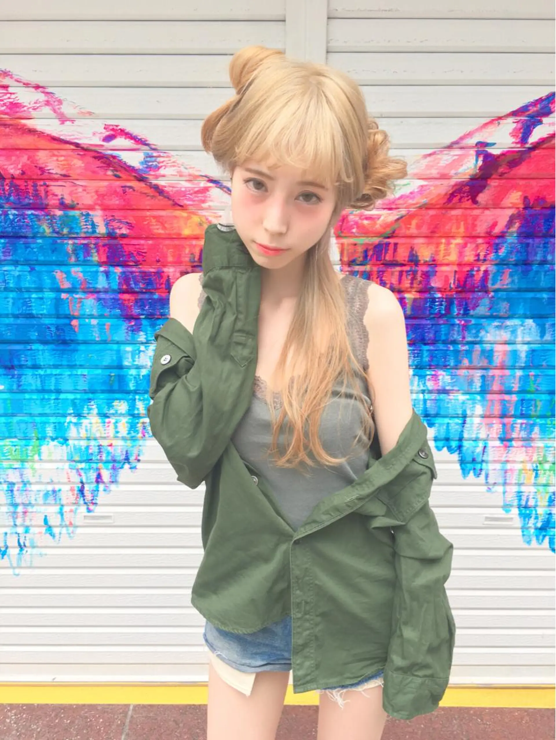 ロング カラー ヘアアレンジ As hair所属・柔らか垢抜けｶﾗｰと ｶｯﾄ🫧ASUKAのヘアスタイル