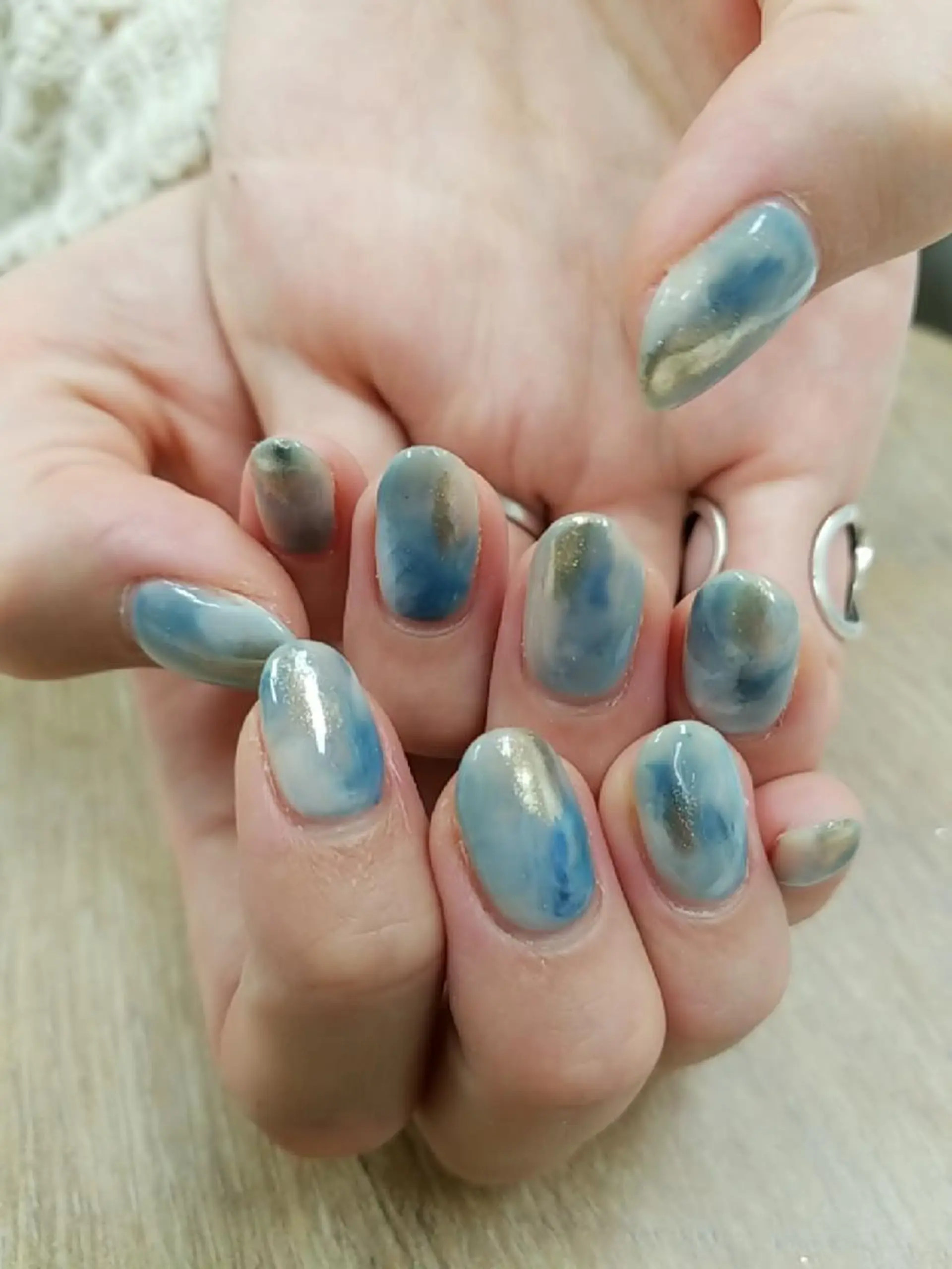 ネイル アートネイル フットネイル ジェルネイル 持ち込み ニュアンスネイル 河野ちえ (雑誌掲載サロン)のネイルデザイン