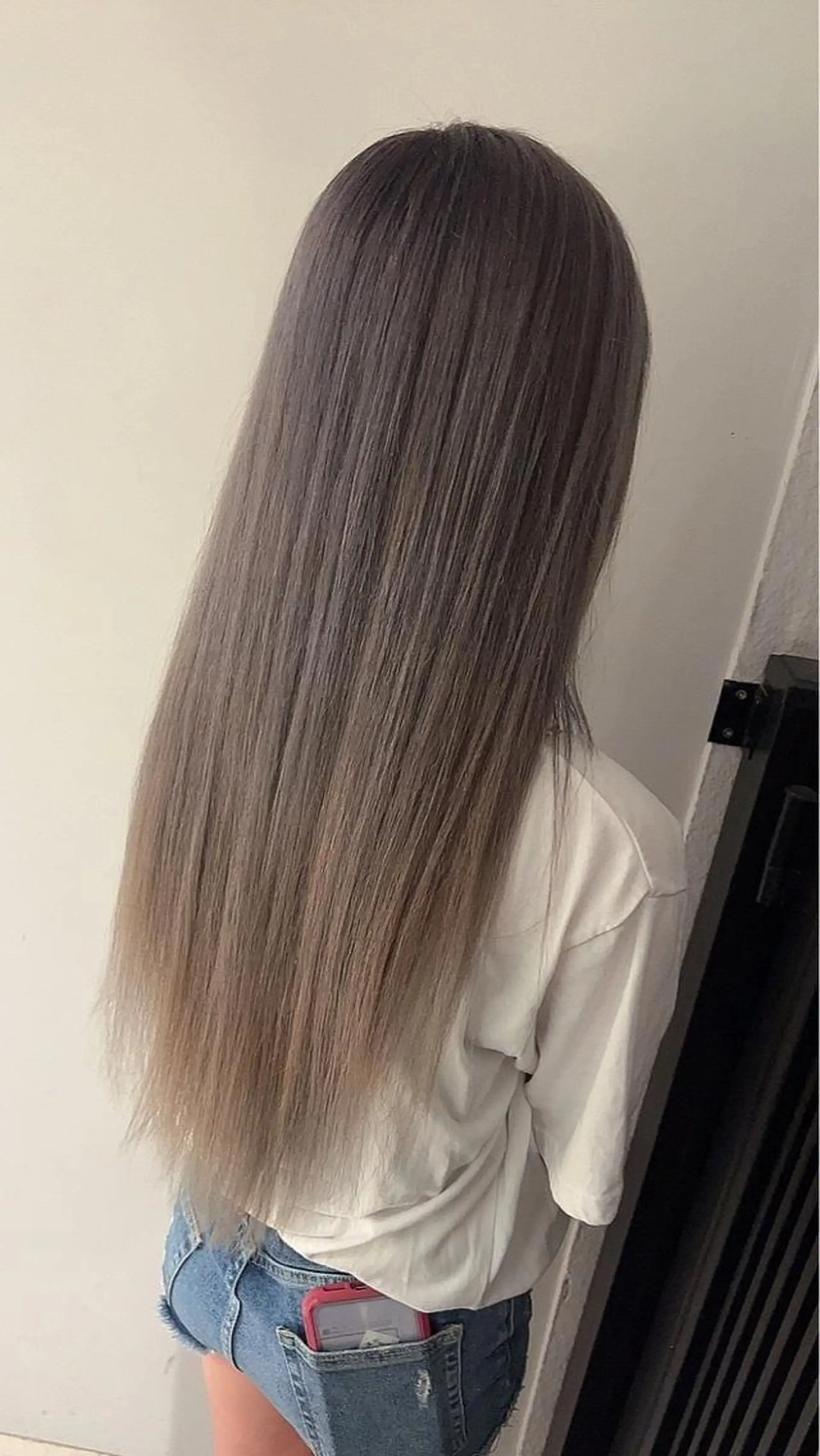 セミロング カラー ヘアアレンジ 🔥ハイトーンカラー ギャルNAOKI🔥のヘアスタイル