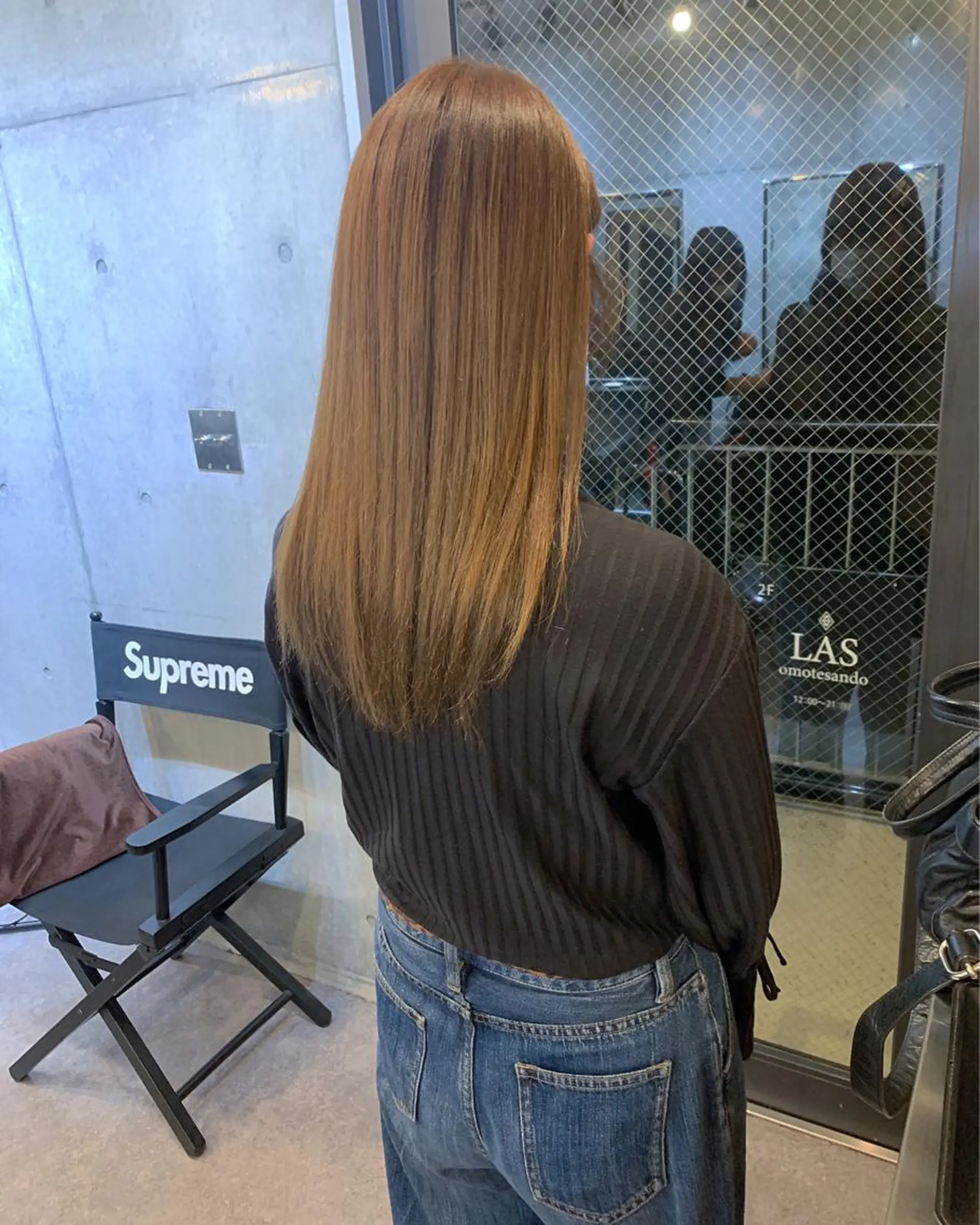 セミロング カラー アクアカラー 髪質改善 トリートメント 柔らかブラウン/顔周 りレイヤー♡ユウシのヘアスタイル