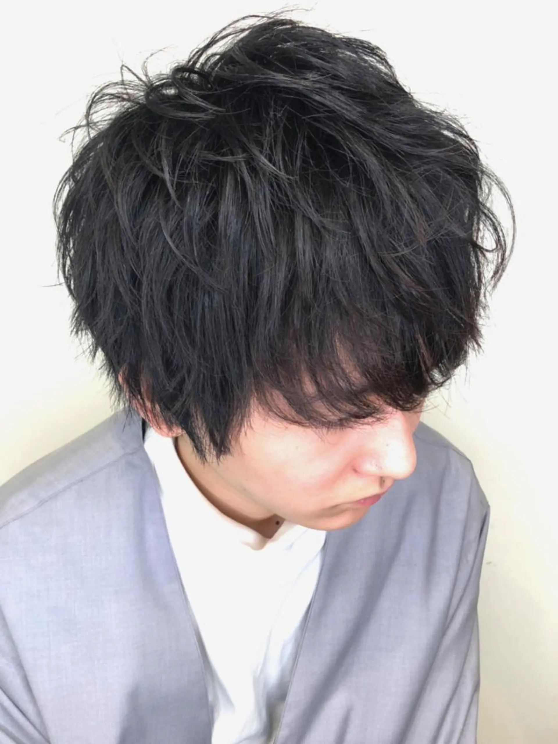 ショート パーマ メンズ メンズヘア特化 崎田 成人のヘアスタイル