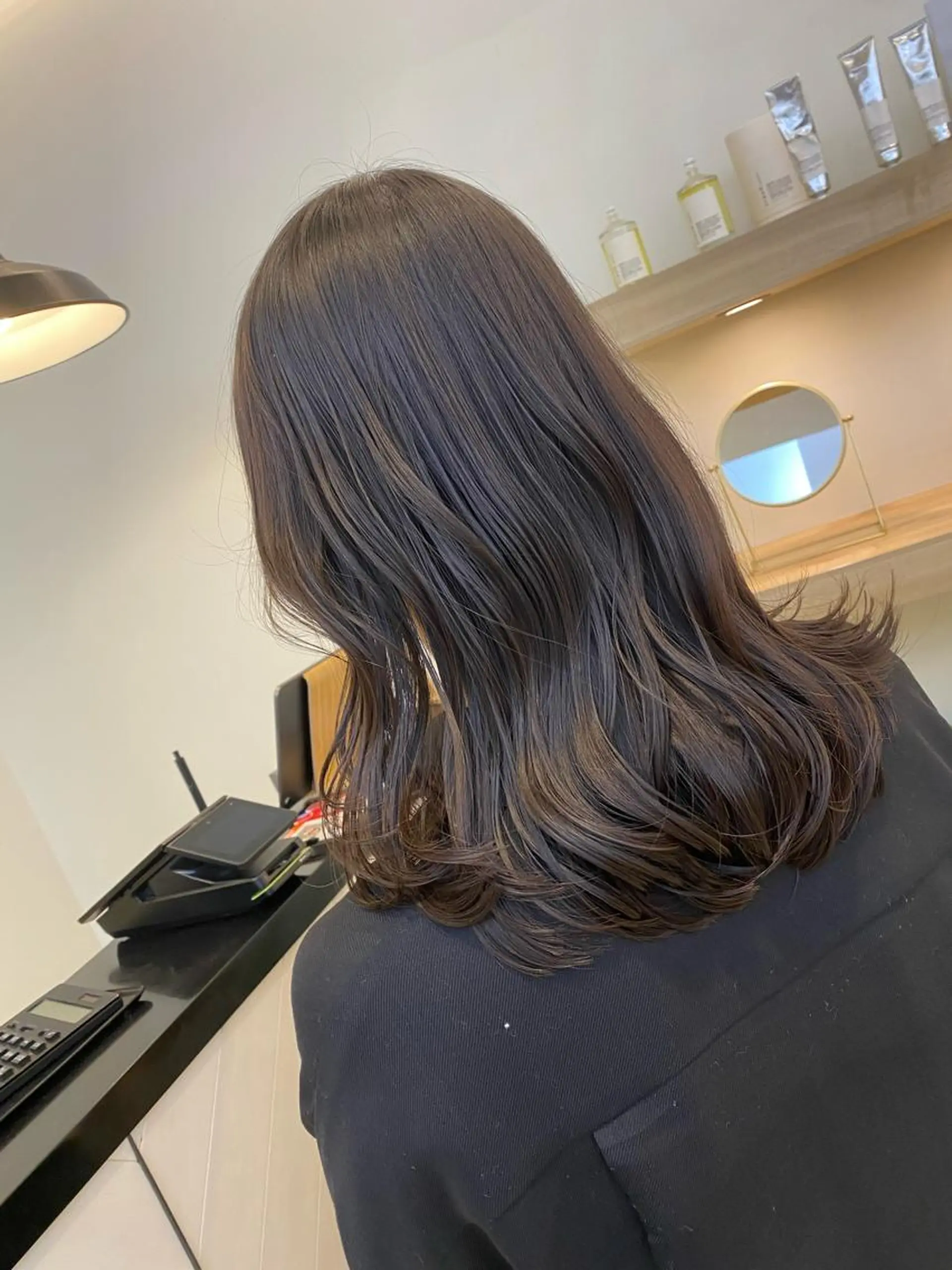 ミディアム コテ巻き風パーマ✨ かつみのヘアスタイル