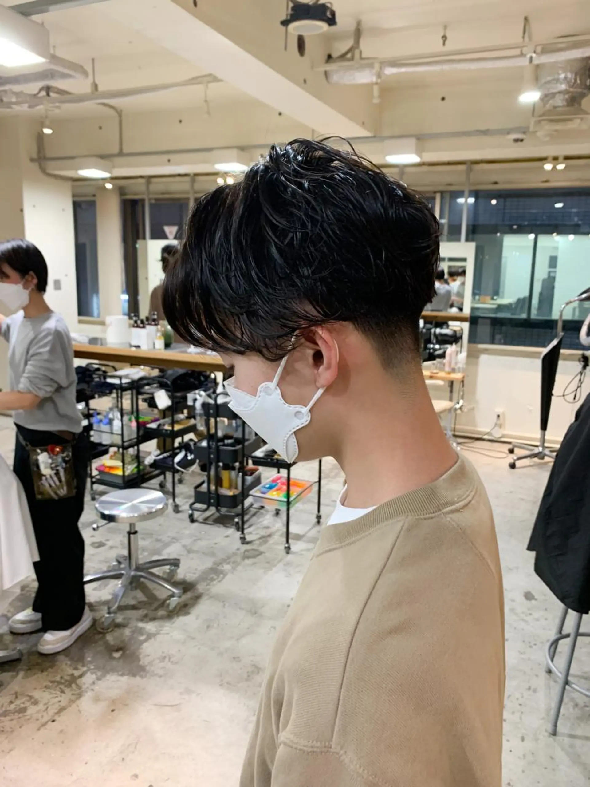 パーマ メンズ カット パーマ スパイキーショート/ メンズヘア/hugeのヘアスタイル