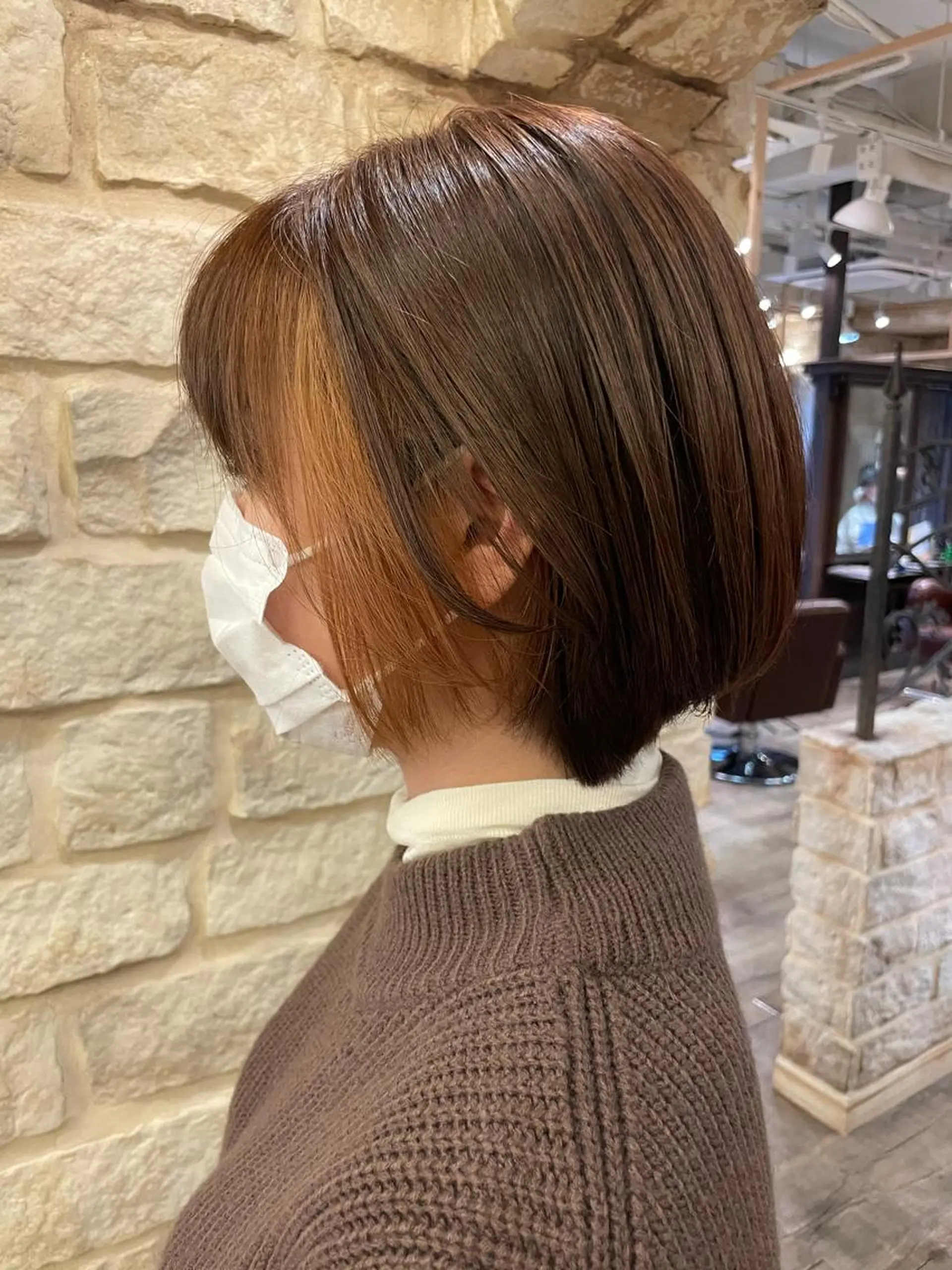 ショート カラー ヘアカラー トリートメント 星野 茉由のヘアスタイル