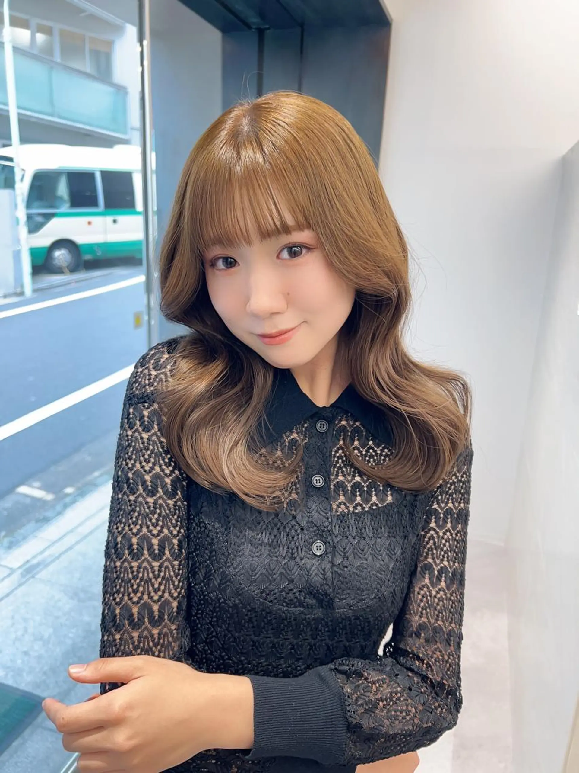 ミディアム カラー 🪞上品で可愛い韓国 ヘア🪞Rikutoのヘアスタイル