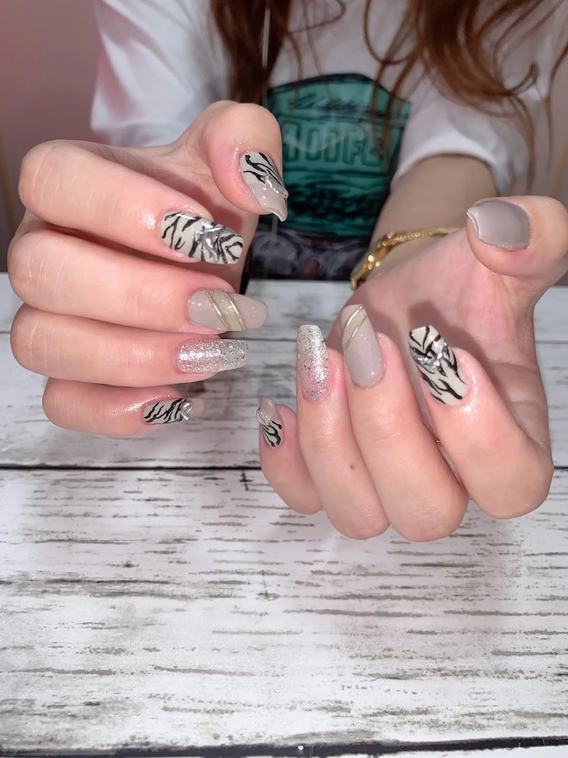 ネイル ゆず秋葉原 Vickyのネイルデザイン