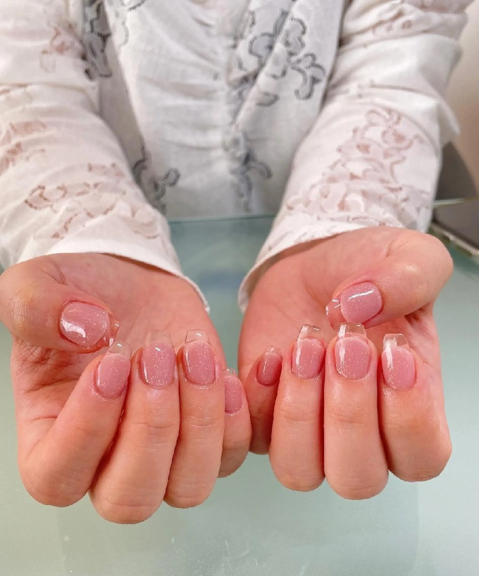 ネイル クリアネイル フレンチネイル ma riのネイルデザイン