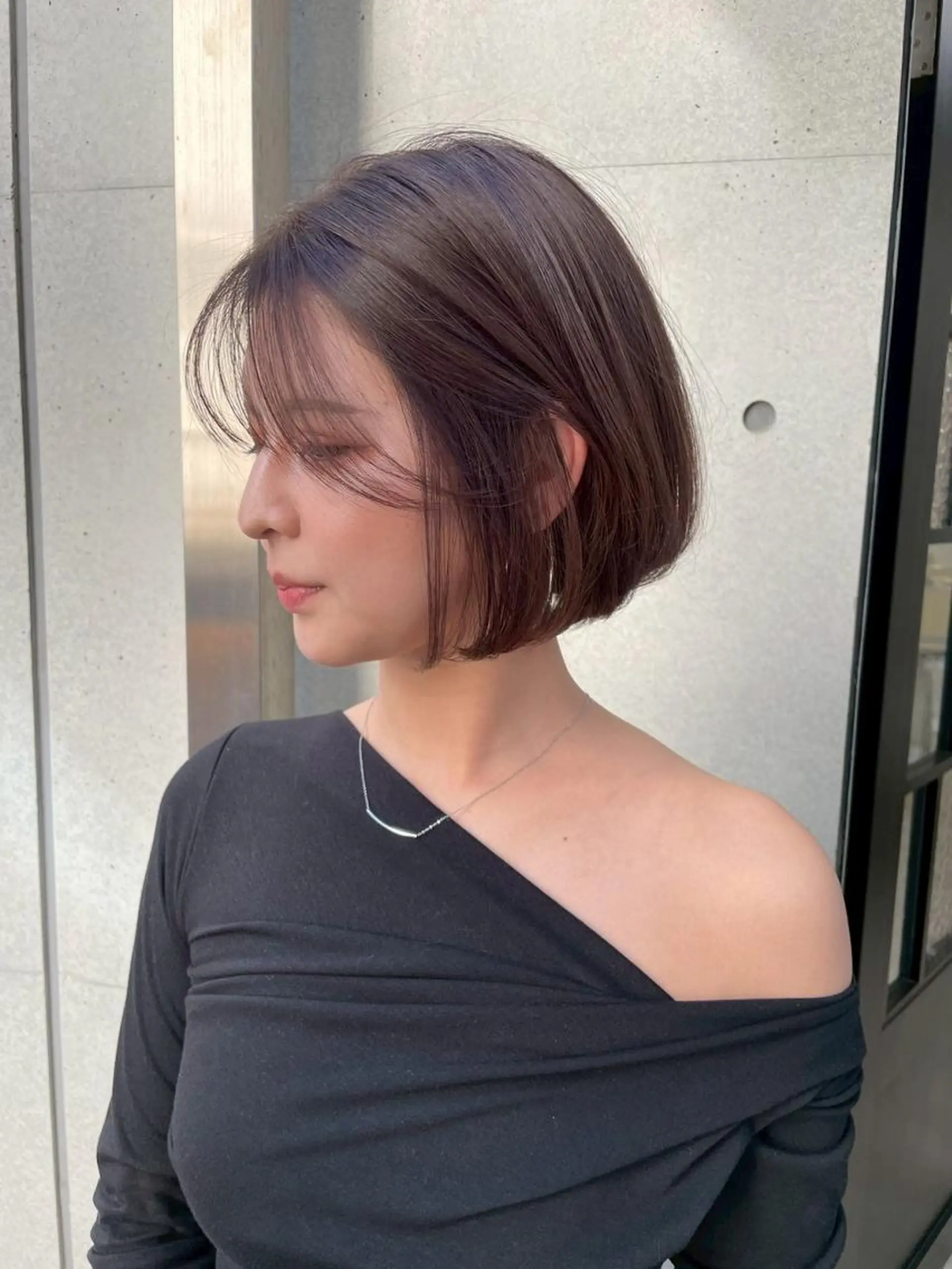 ショート カラー ヘアアレンジ ROW 横浜のヘアスタイル