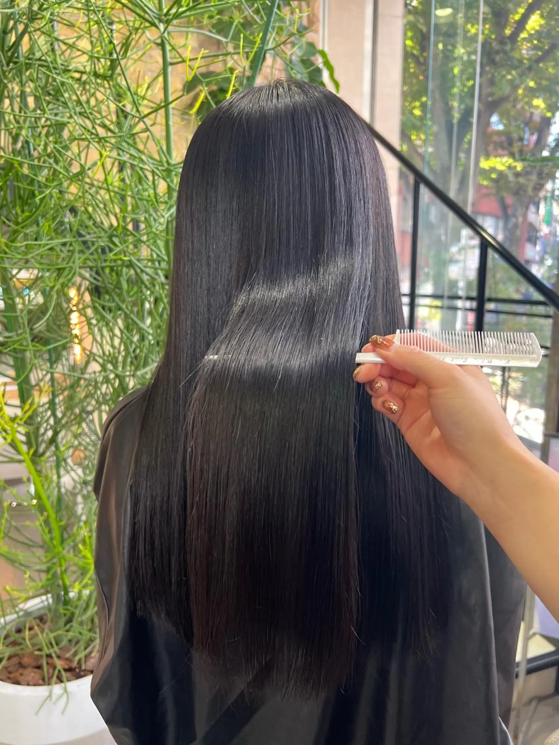 セミロング 暖色カラー/レイヤー カット/Yunaのヘアスタイル