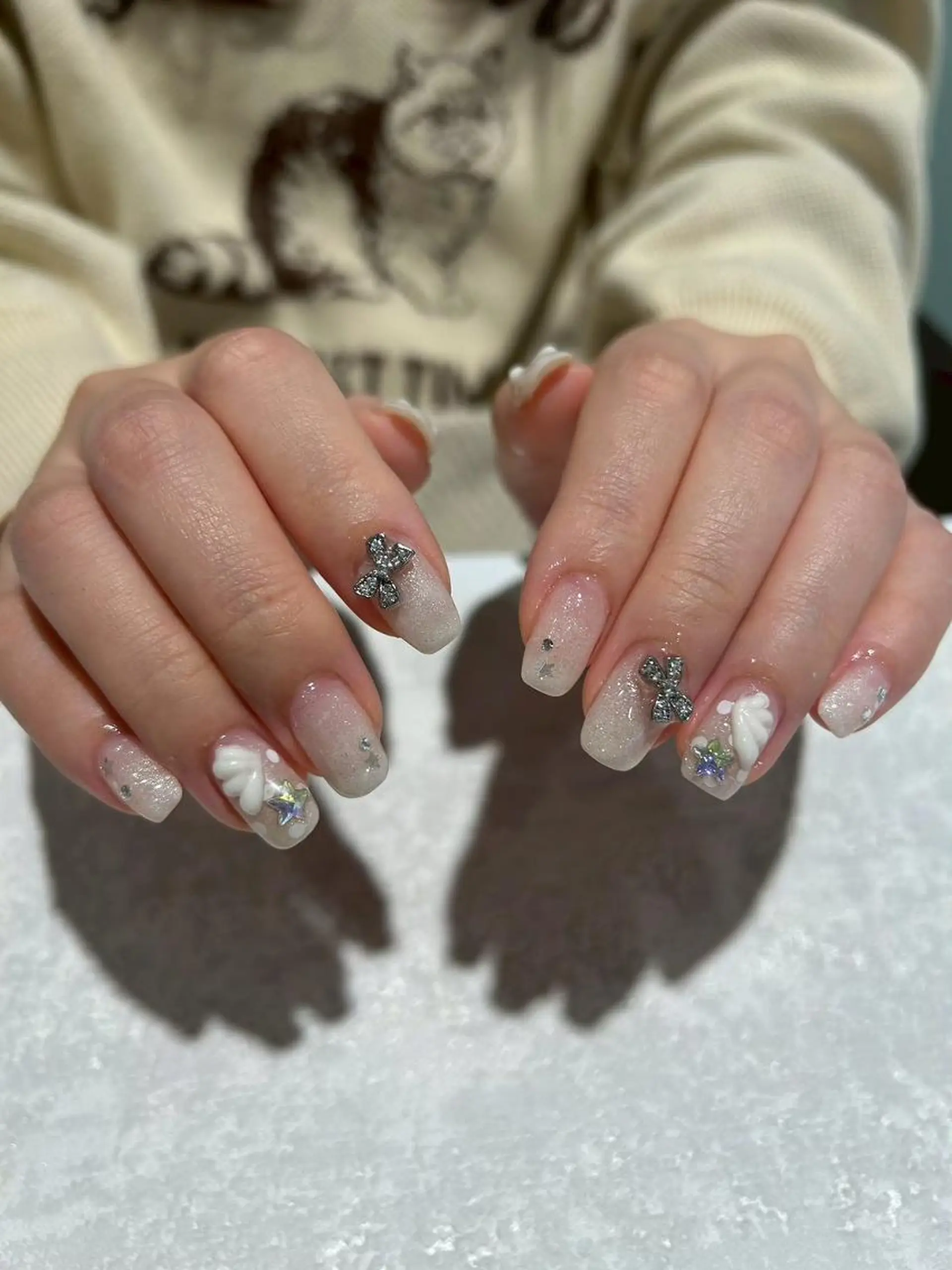 ネイル 桜ネイル ピンク 春ネイル ハンドネイル 春ネイル KAYAのネイルデザイン