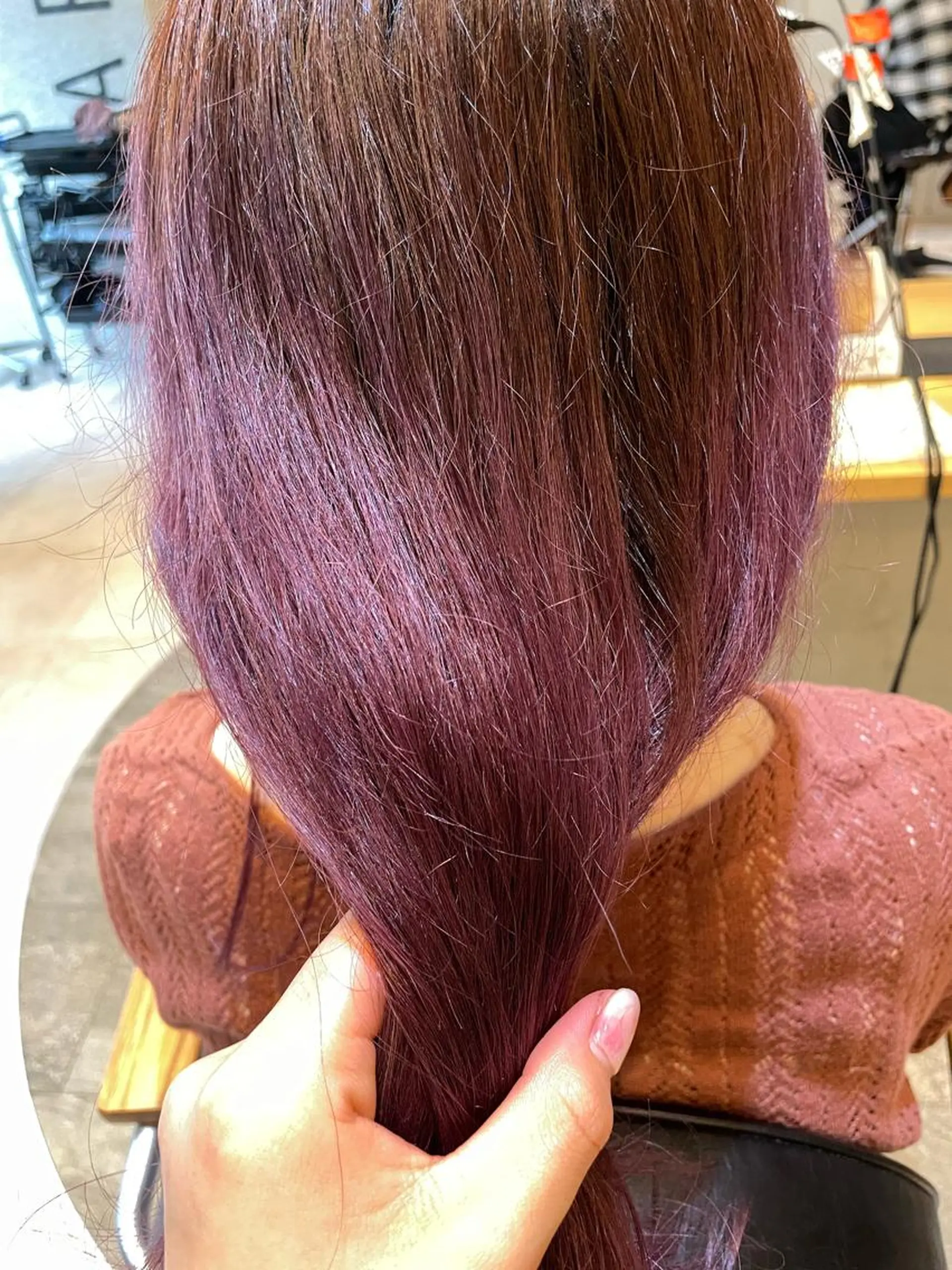 ロング カラー カット ヘアカラー La fith hair fun 池袋店【ラフィスヘアーファン】所属・💘韓国レイヤー上 品カラーruru💘のヘアスタイル