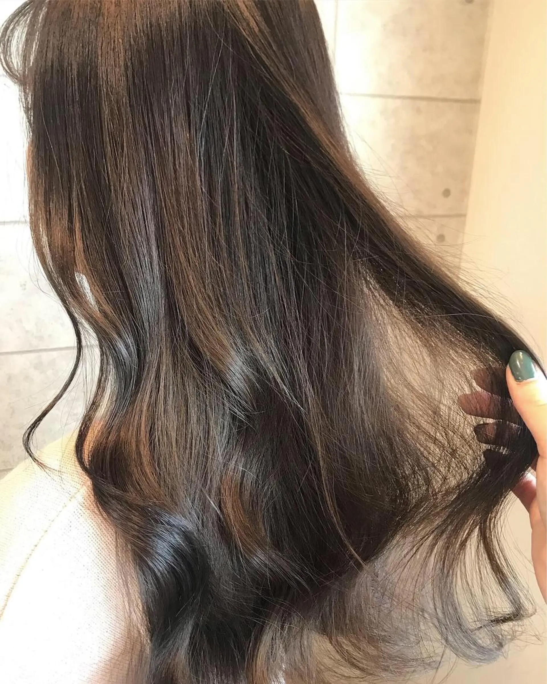 ロング カラー ヘアアレンジ knock【ノック】所属・烏丸韓国ヘア🇰🇷 ayaka🎀のヘアスタイル