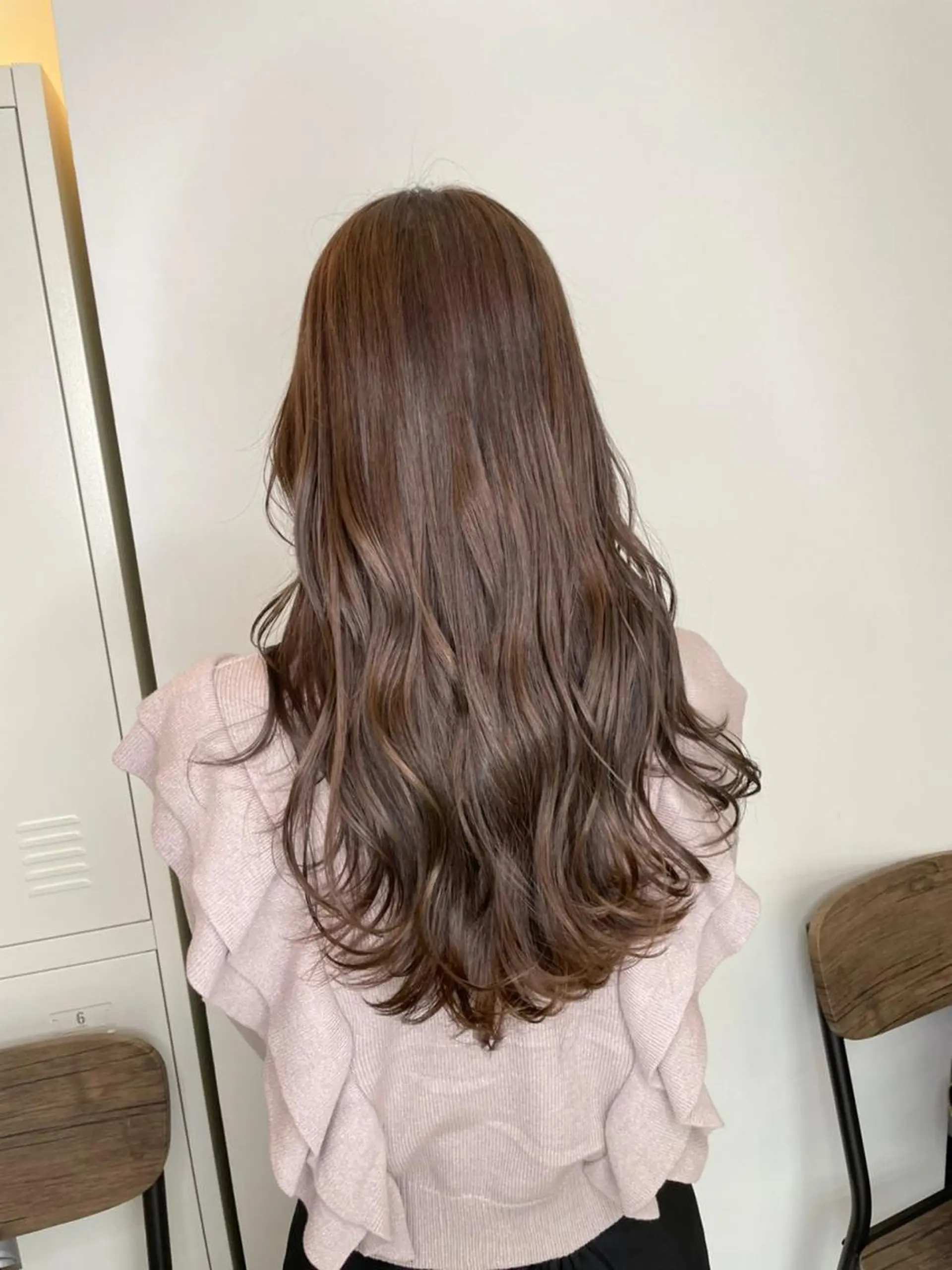 ロング カラー パーマ ヘアアレンジ ヘアカラー N° +aero 横浜のヘアスタイル