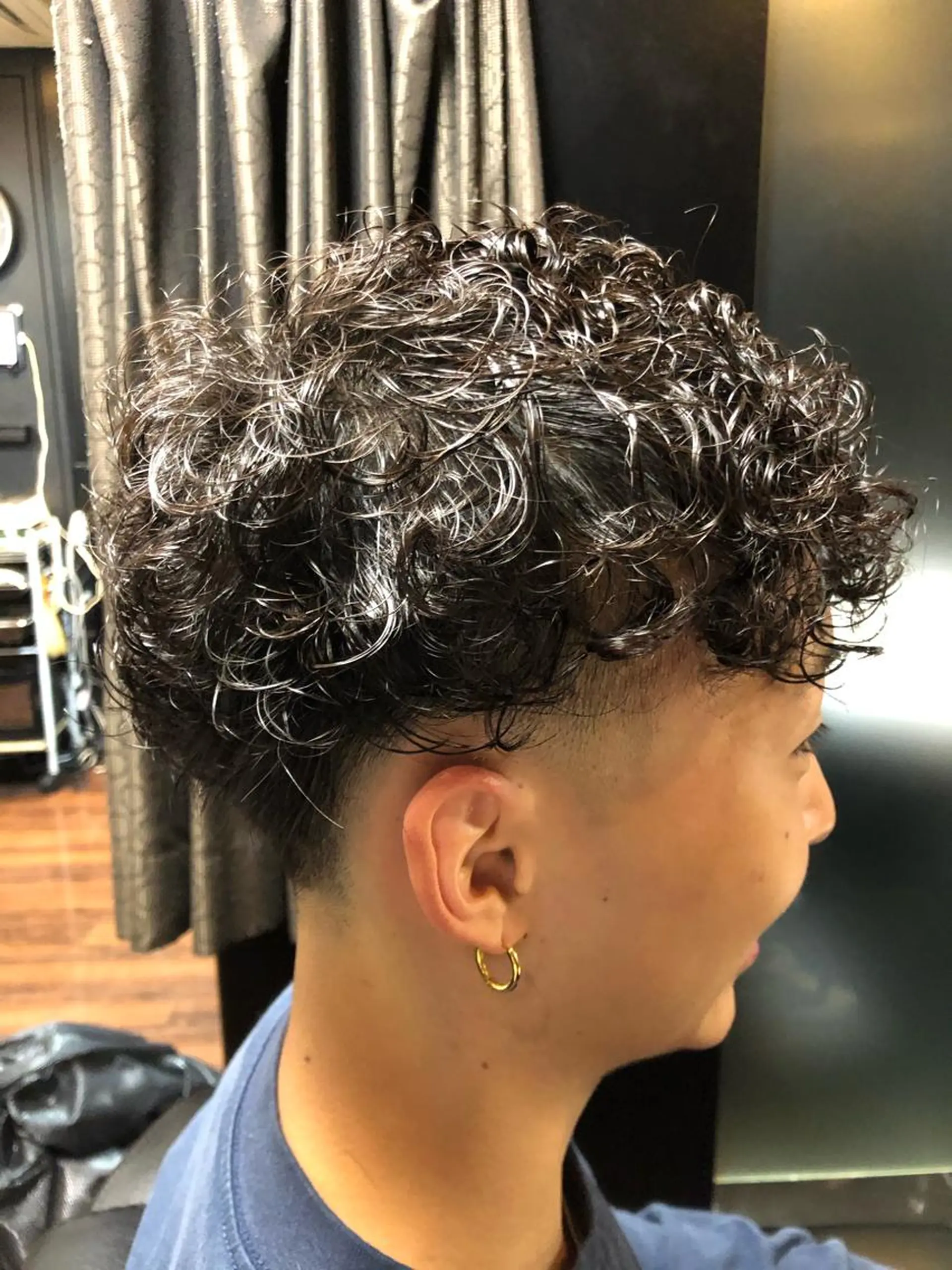 ショート パーマ メンズ メンズパーマ 【店長】福田 健人のヘアスタイル