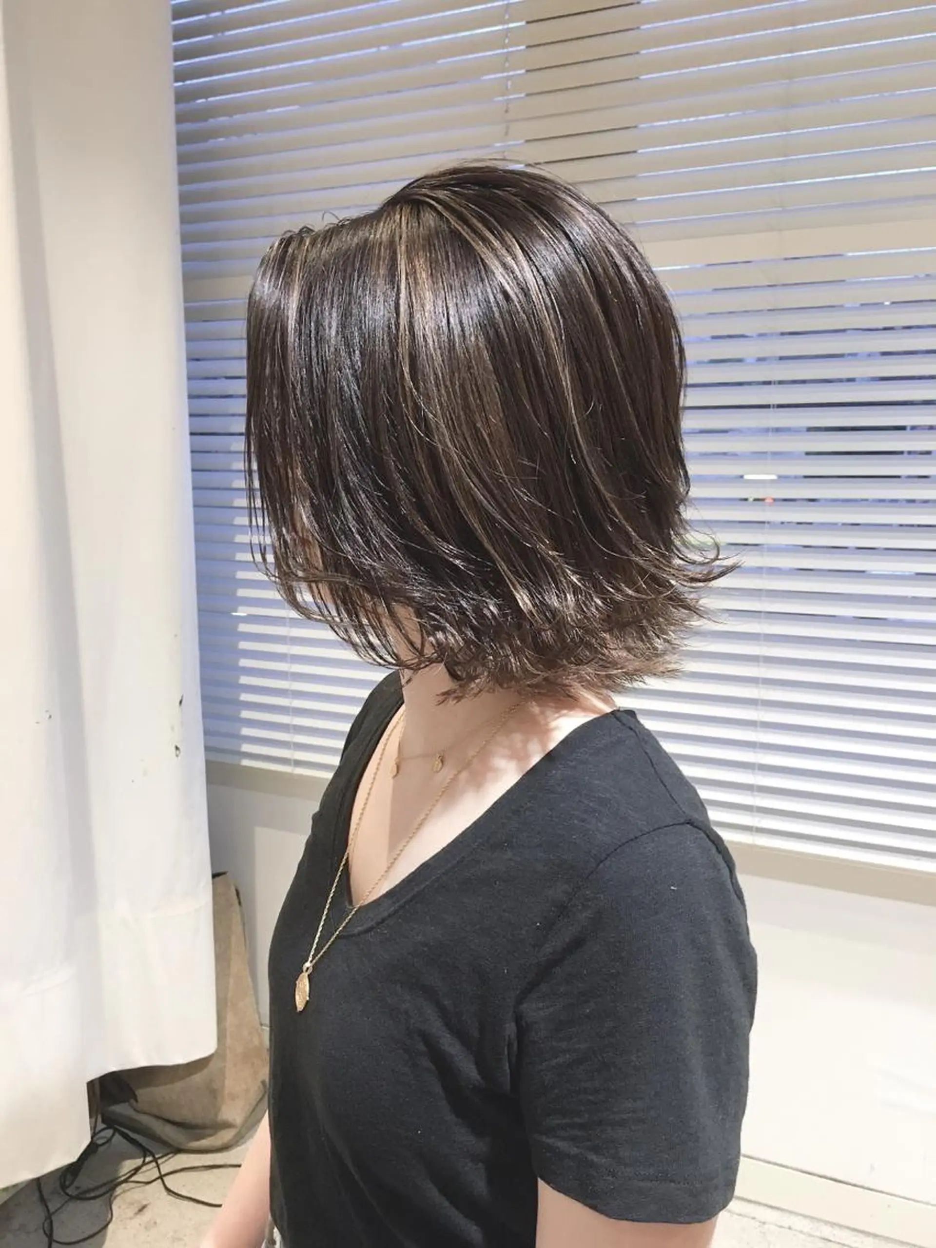 ショート ショートボブ ベリーショート ボブ ハイライト ショートヘア メンズツイスパ ショートフクヤマシンのヘアスタイル