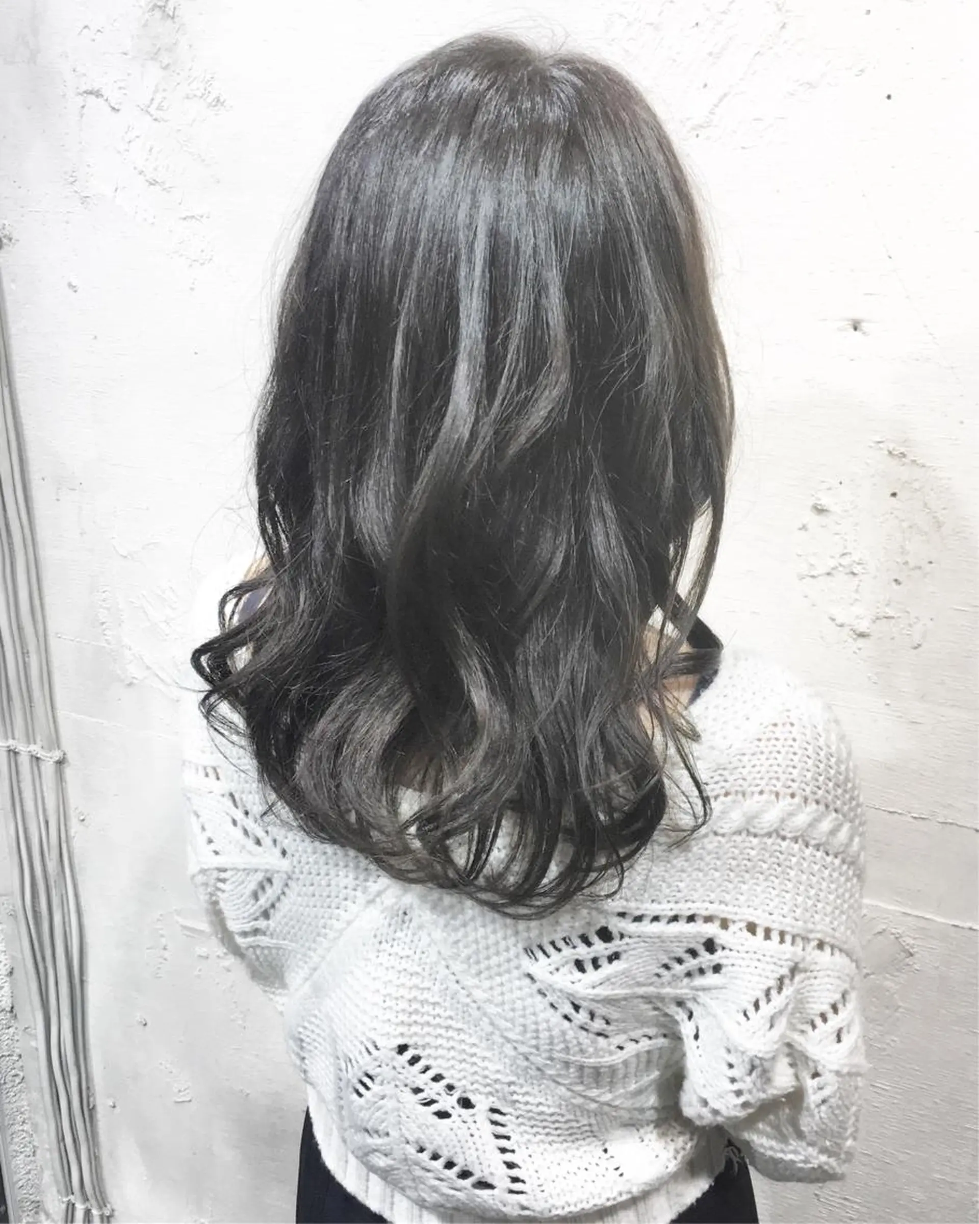 セミロング カラー 透明感カラー グレージュ 外国人風カラー ✨艶髪✨透明感✨ 山内大樹のヘアスタイル