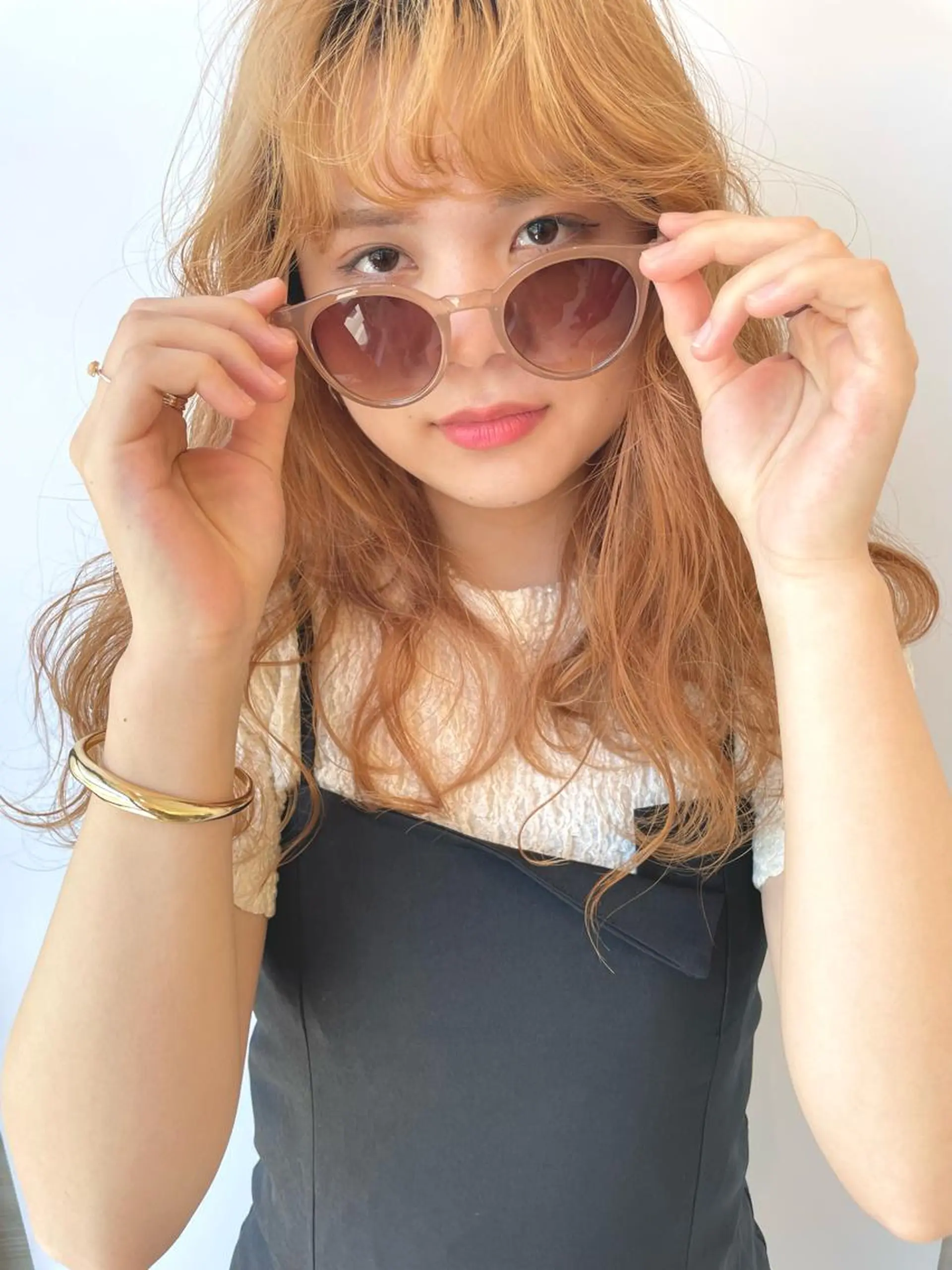 ロング カラー ヘアアレンジ GO TODAY  SHAiRE SALON岡山所属・Sana/ 耳ツボ/インナーのヘアスタイル