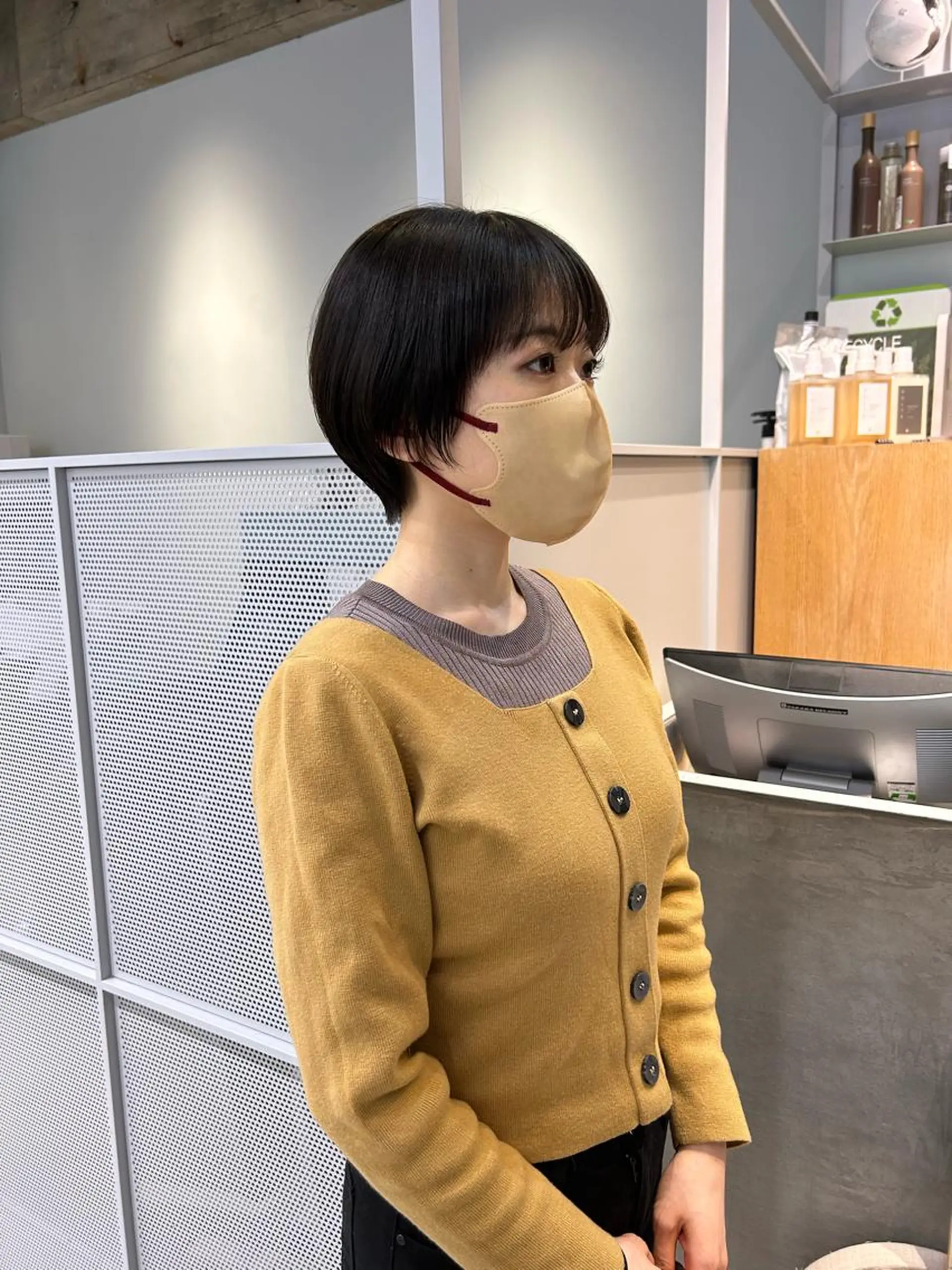 ショート 津葉井 麗奈のヘアスタイル