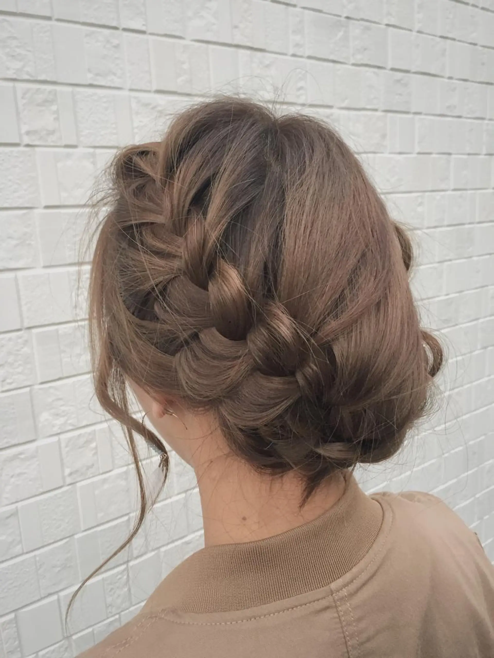 ミディアム カラー ヘアアレンジ 簡単アレンジ ハットリ /北習志野のヘアスタイル