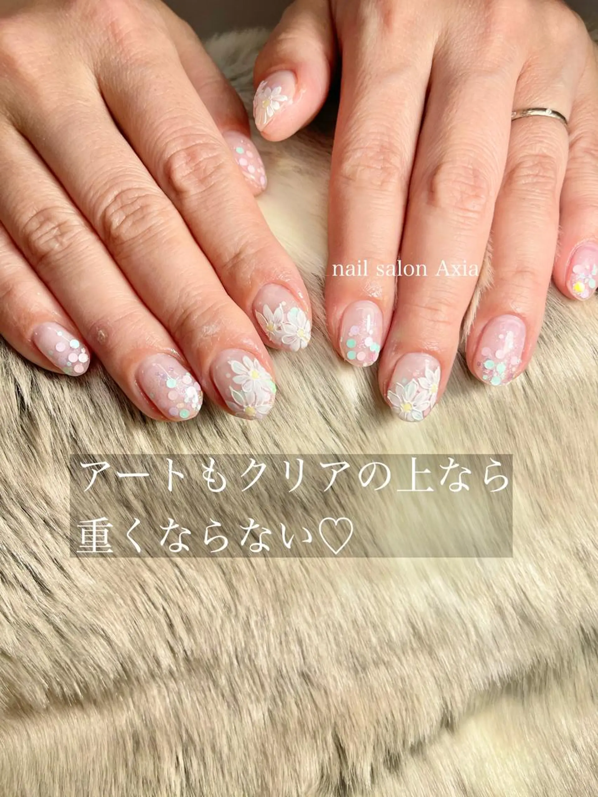 カラー ネイル アートネイル クリアネイル ジェルネイル 夏ネイル nail salon Axia所属・nail salon Axiaのネイルデザイン