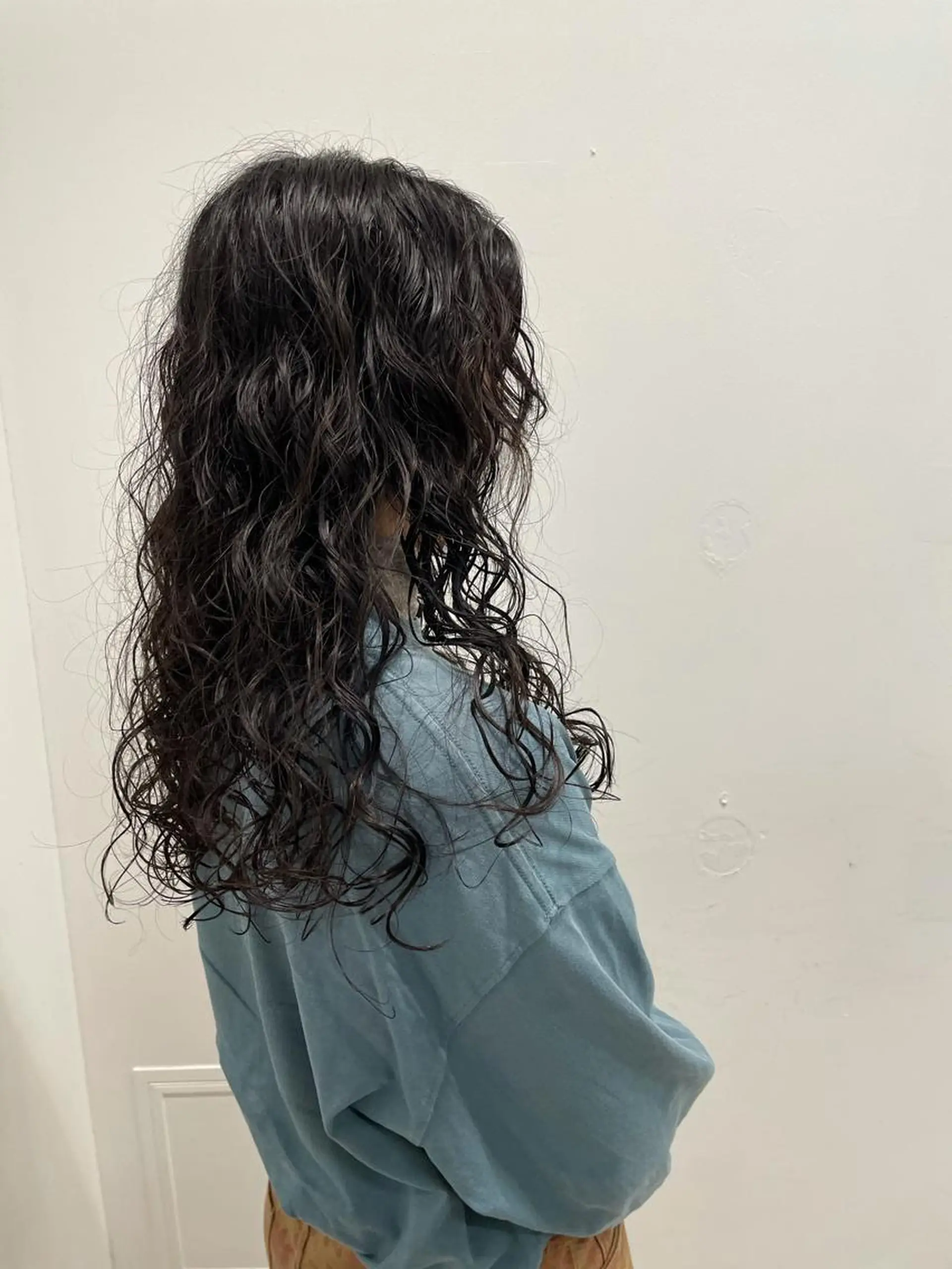 ロング パーマ キッズ カット パーマ トリートメント オトナヘア🌸 harukaのヘアスタイル