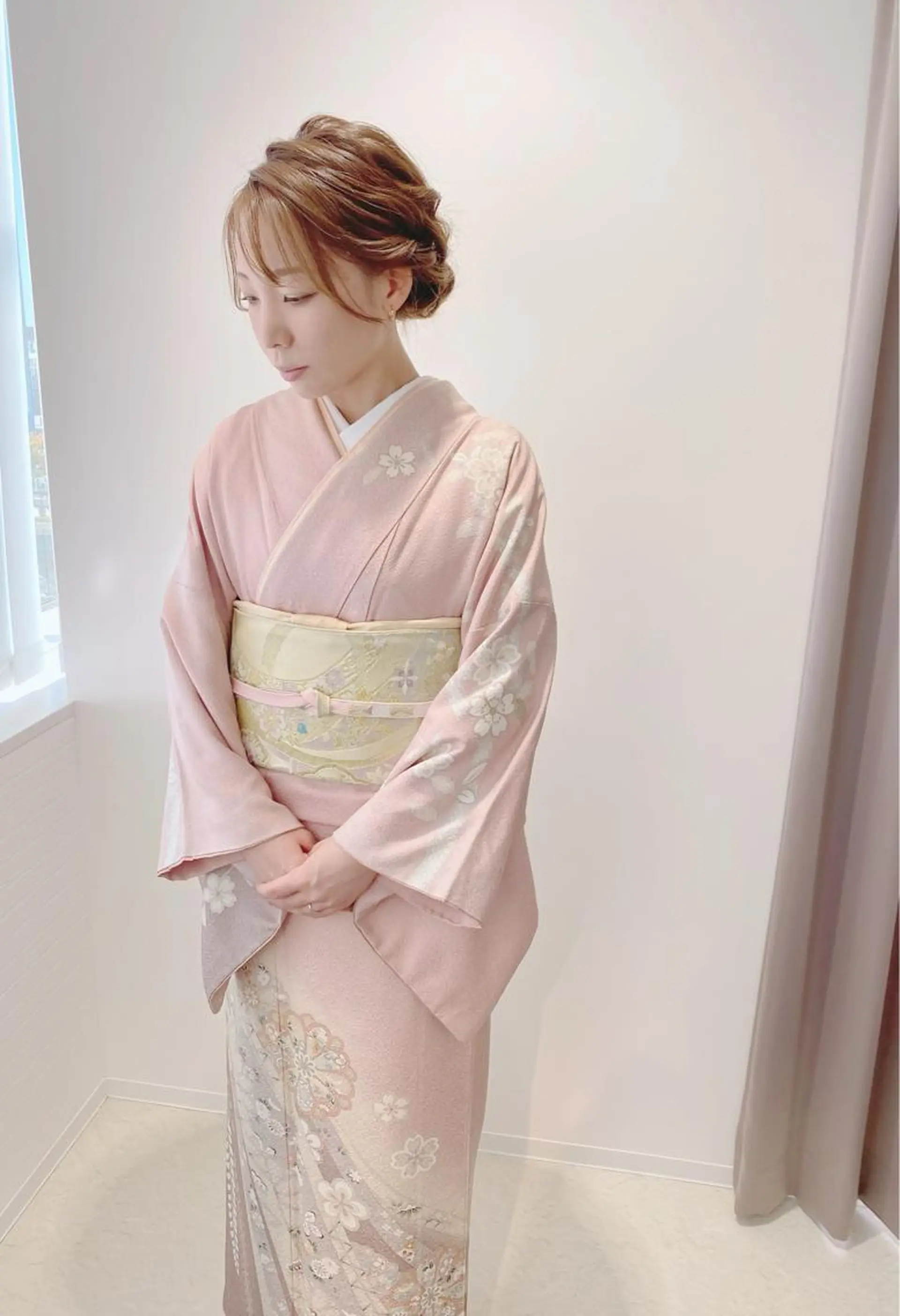 セミロング ヘアアレンジ 着付け GRANLUSSO 〜グランルッソ駅前店所属・木口 嘉美のヘアスタイル