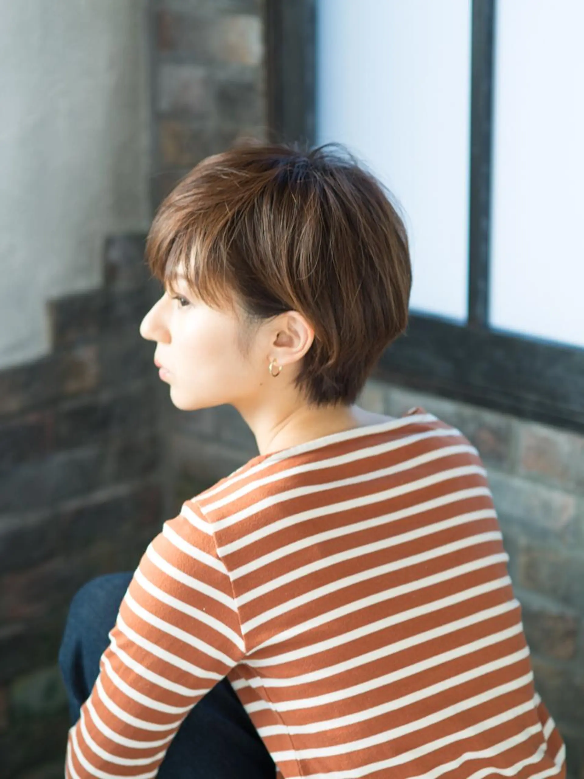 ショート カラー ショートヘア 小顔カット カット ヘアカラー トリートメント 福島 浩司のヘアスタイル