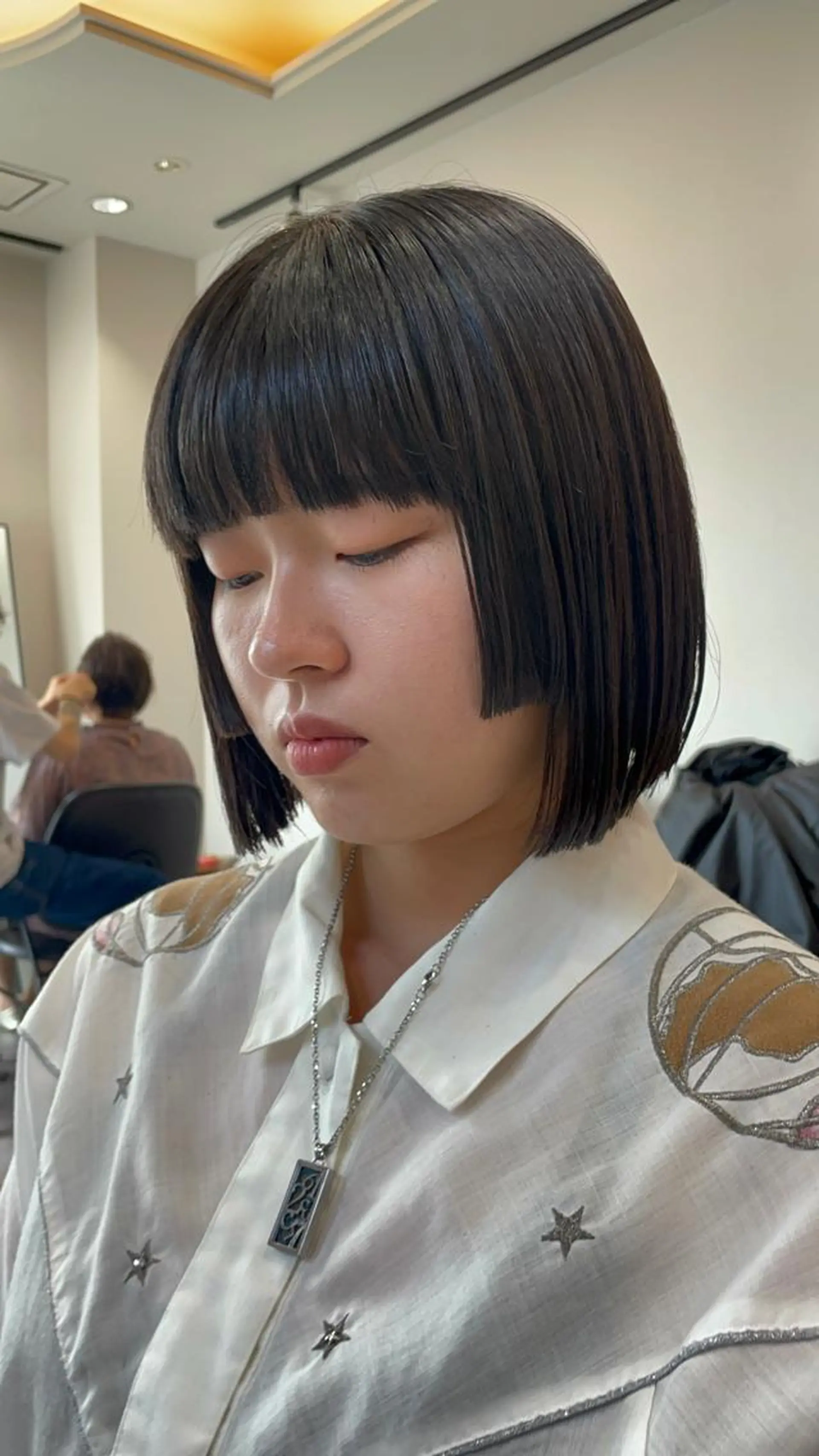 ショート ボブ カット ヘアカラー トリートメント ボブ/髪質改善/ soiナカジママドリのヘアスタイル