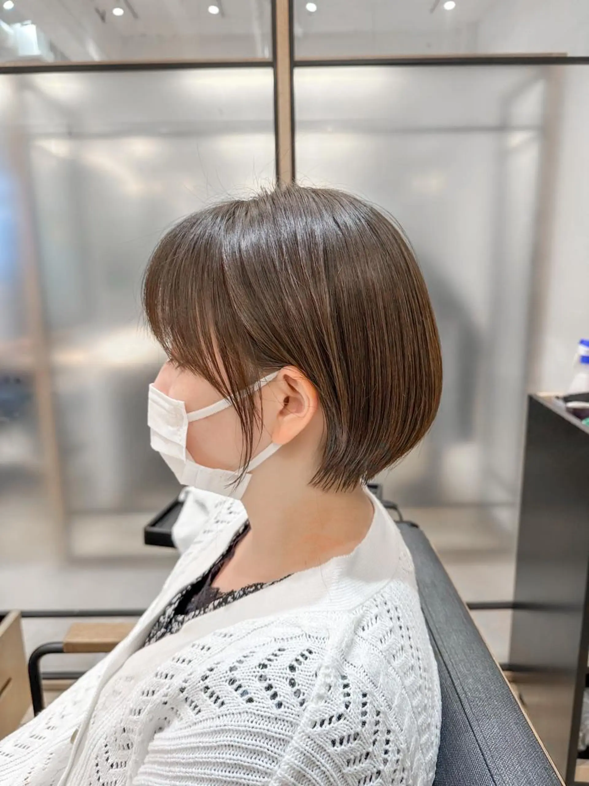 ショート シノハラ ガクト ショート/白髪ぼかしのヘアスタイル