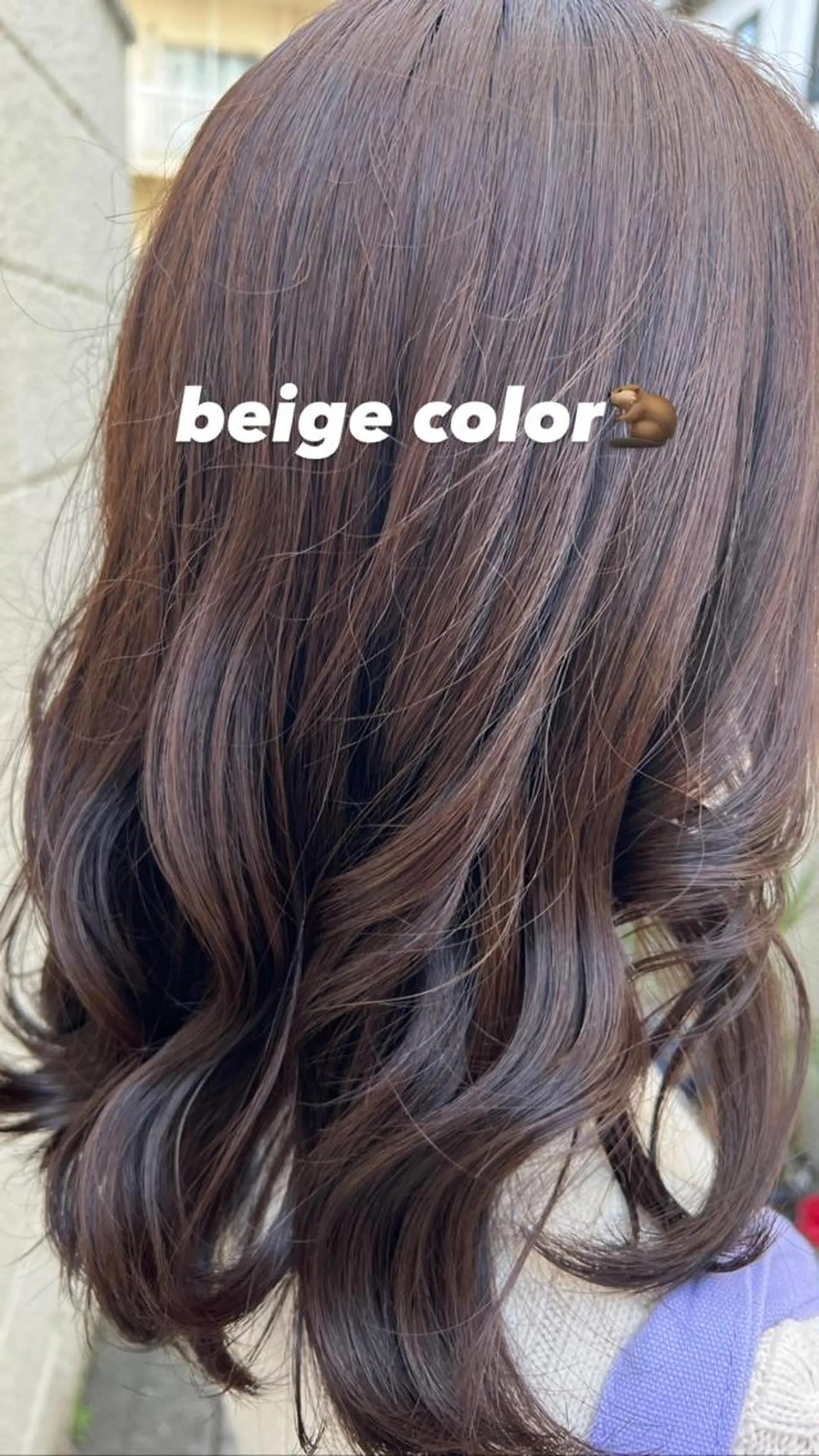 セミロング 髪質改善 トリートメント 暖色ｶﾗｰ/ﾚｲﾔｰ ｶｯﾄ/Yunaのヘアスタイル