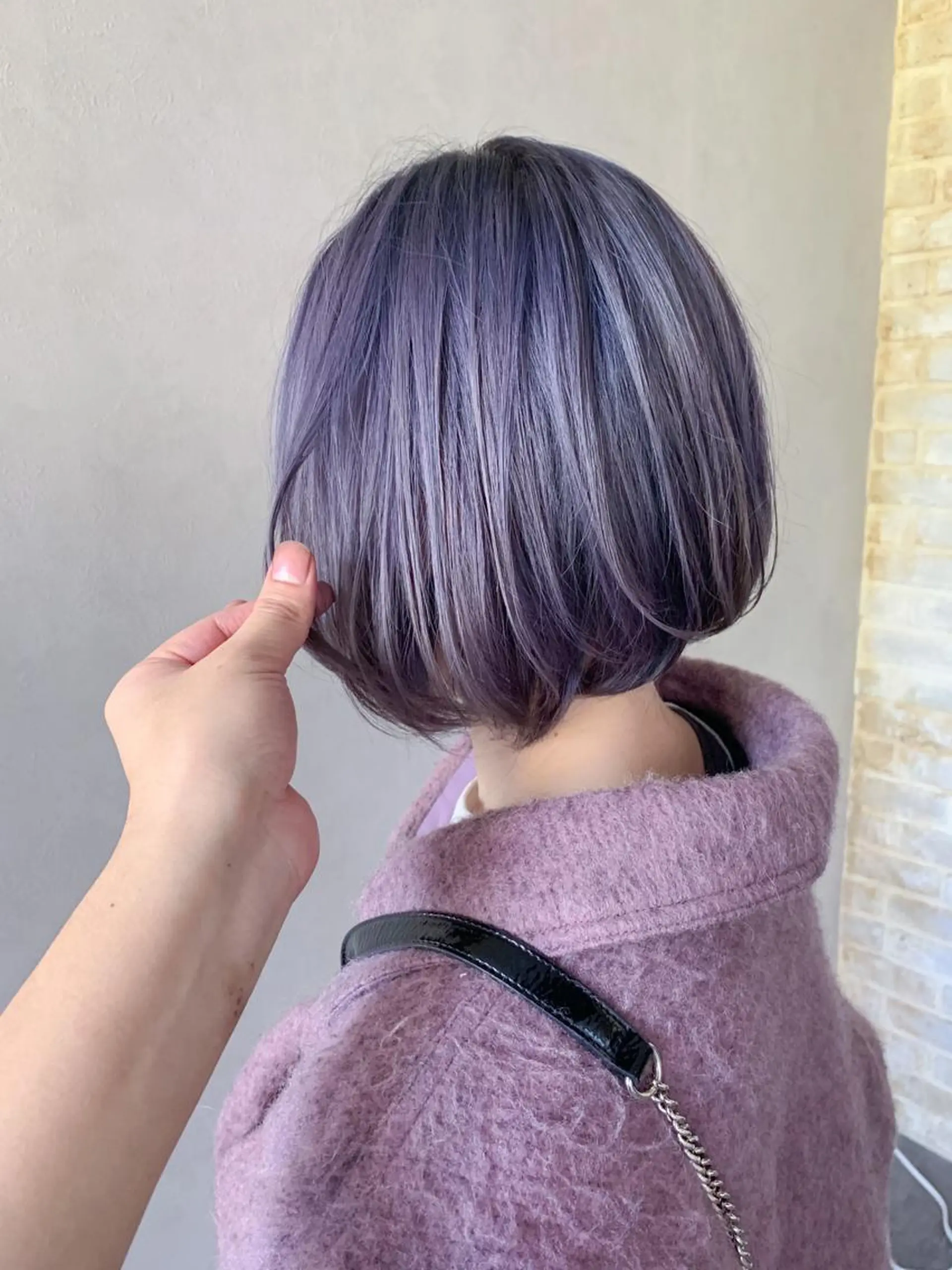 ショート カラー ブリーチ ディープラベンダー ラベンダーカラー 🌿本厚木代表 HIROKI🌿のヘアスタイル