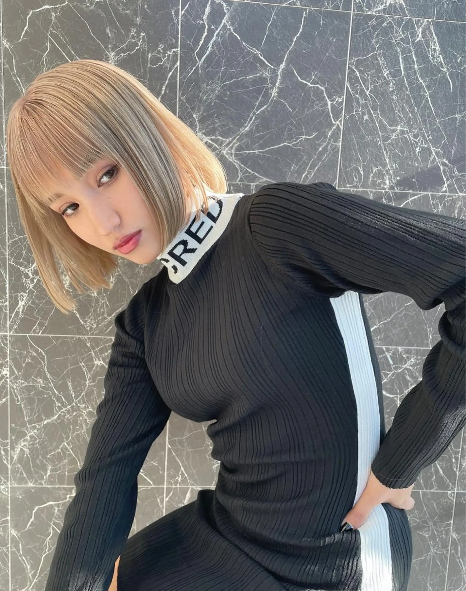 ショート チダアキフミ Ash大森のヘアスタイル