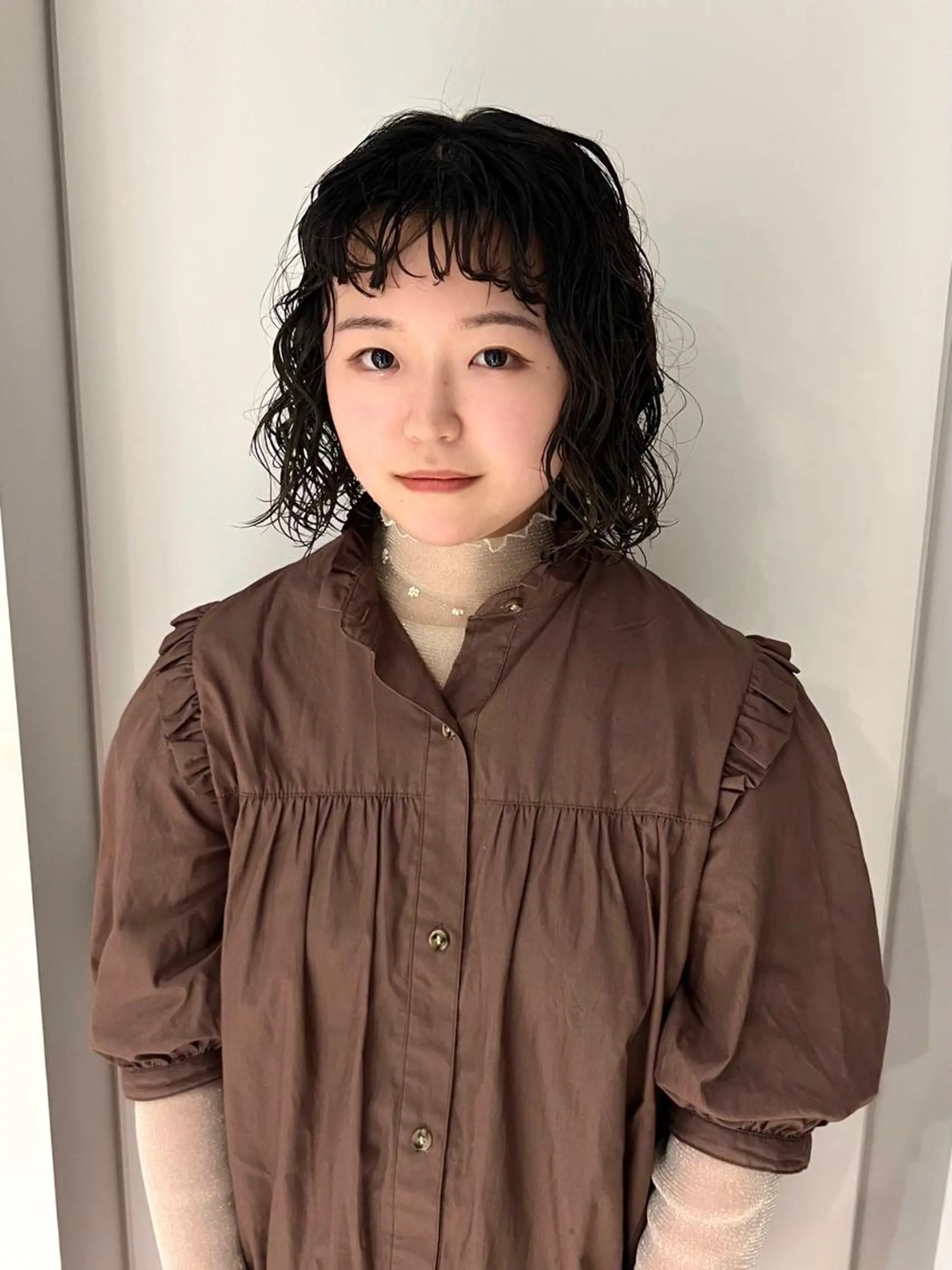 ミディアム パーマ ミディアムパーマ ボブ 丹治 一輝ボブ/ショートのヘアスタイル