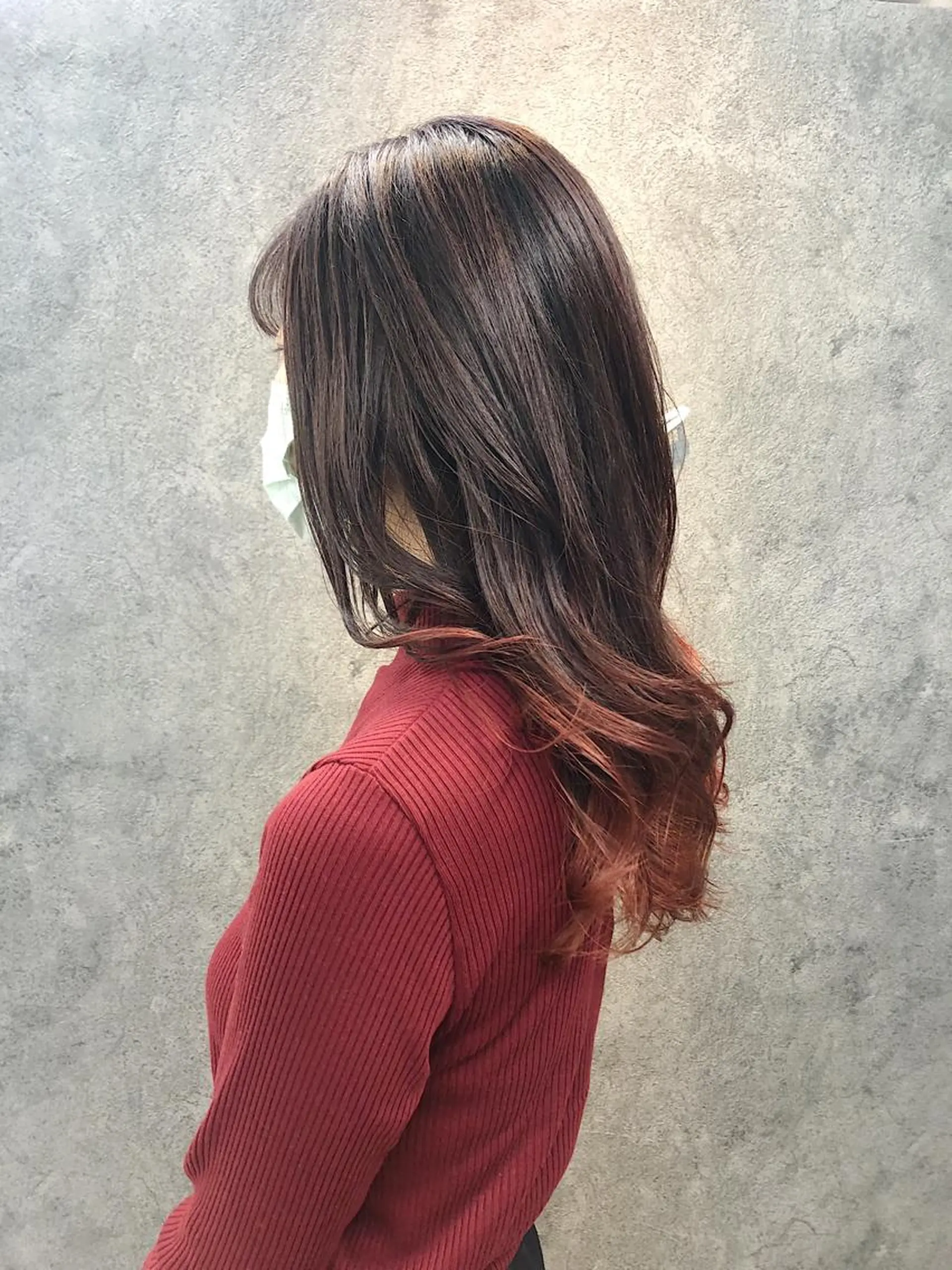 セミロング 所渉/韓国レイヤー /ウルフカットのヘアスタイル