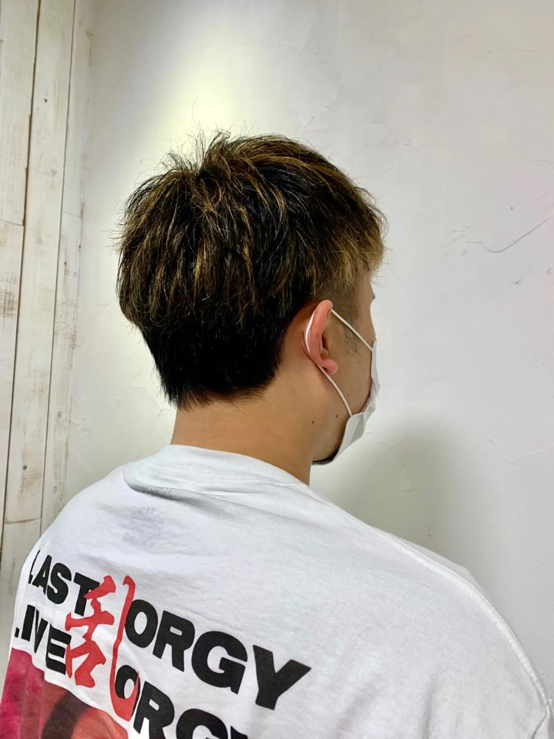 メンズ メンズブリーチ メンズメッシュ 脇田 杏菜のヘアスタイル