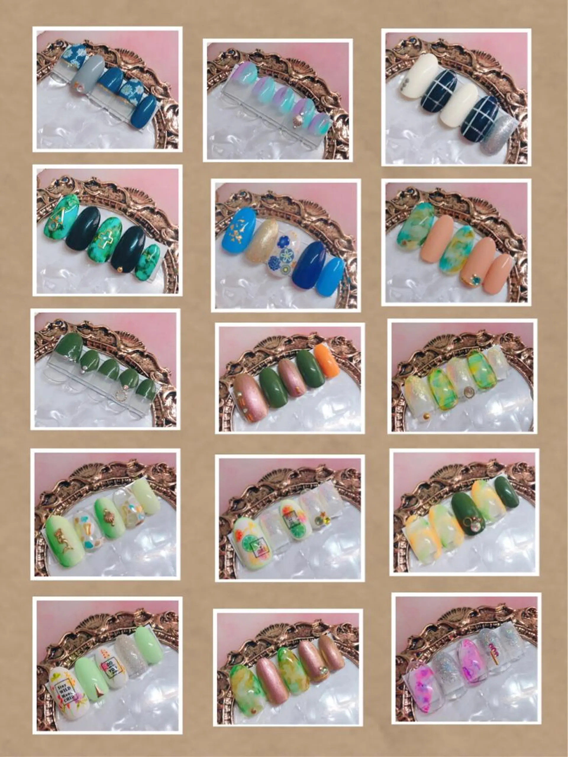 ネイル ハンドネイル CROWN プライベートサロンのネイルデザイン