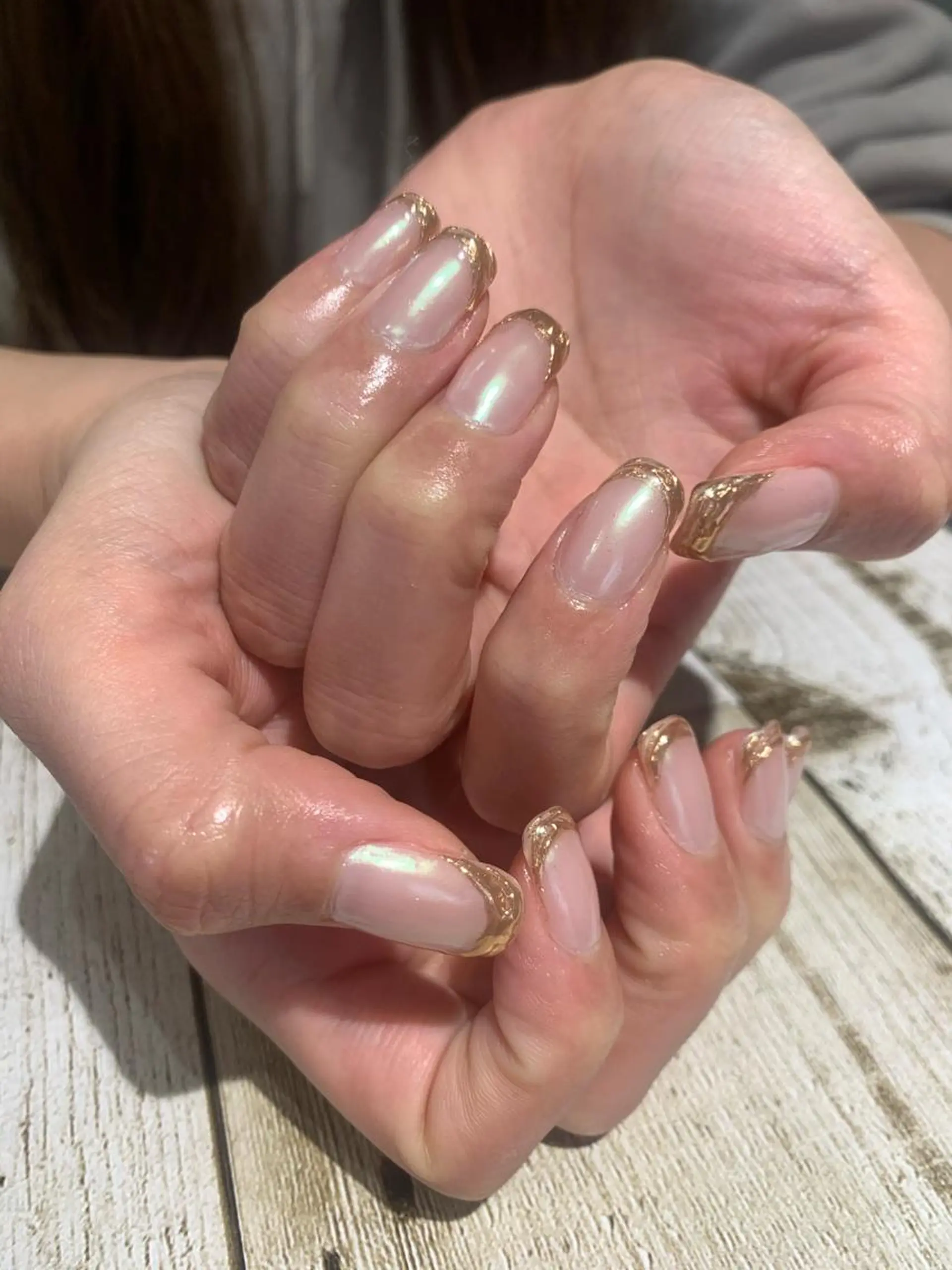 ネイル ミラーネイル 持ち込み l my me mine所属・Imyme mine Rioのネイルデザイン