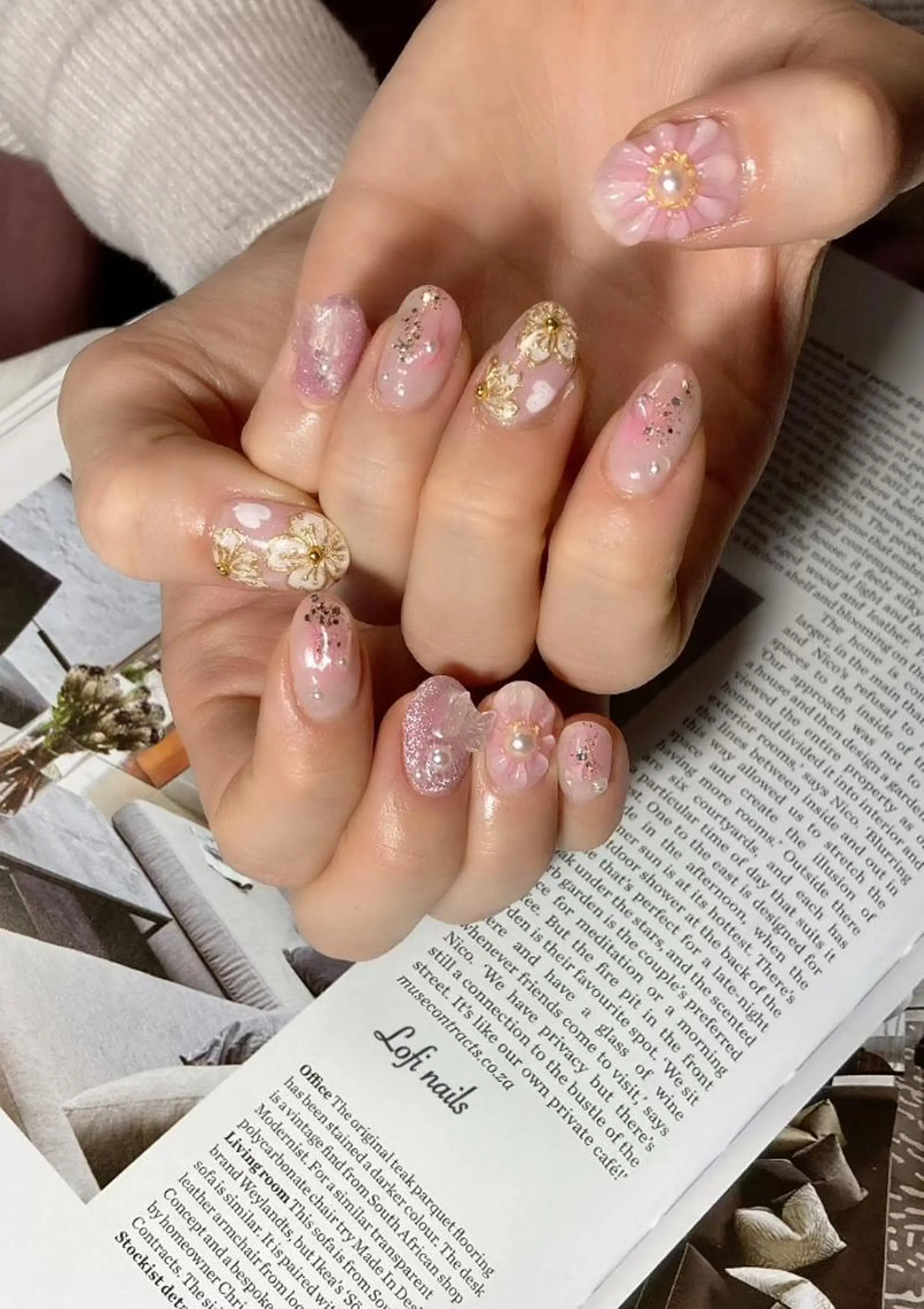 ミディアム ネイル Lofi nails ゆきこのネイルデザイン