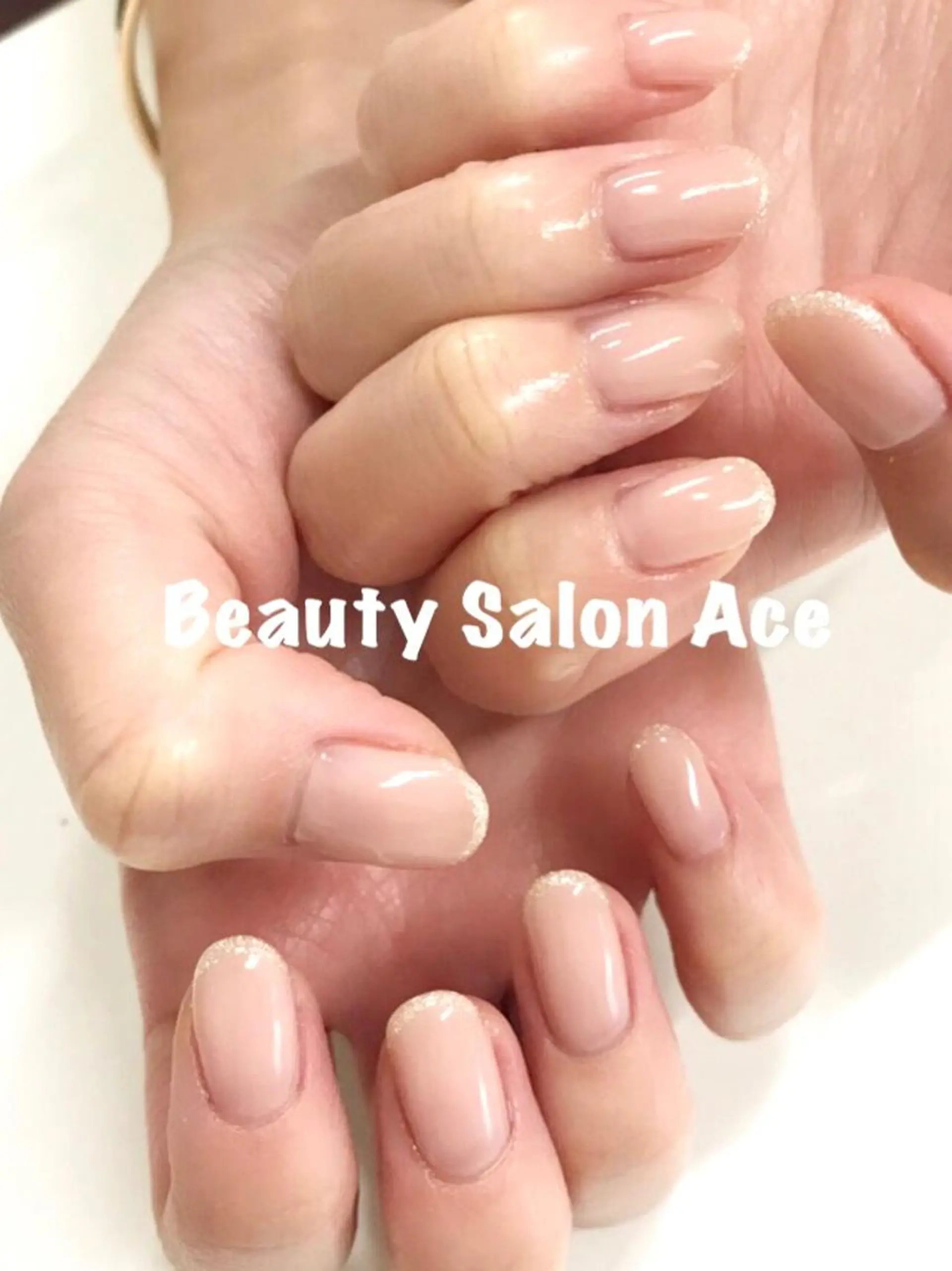 ネイル フレンチネイル Beauty Salon Ace（ネイルサロン　エース）所属・池袋フィルイン Ace♡長さだしのネイルデザイン