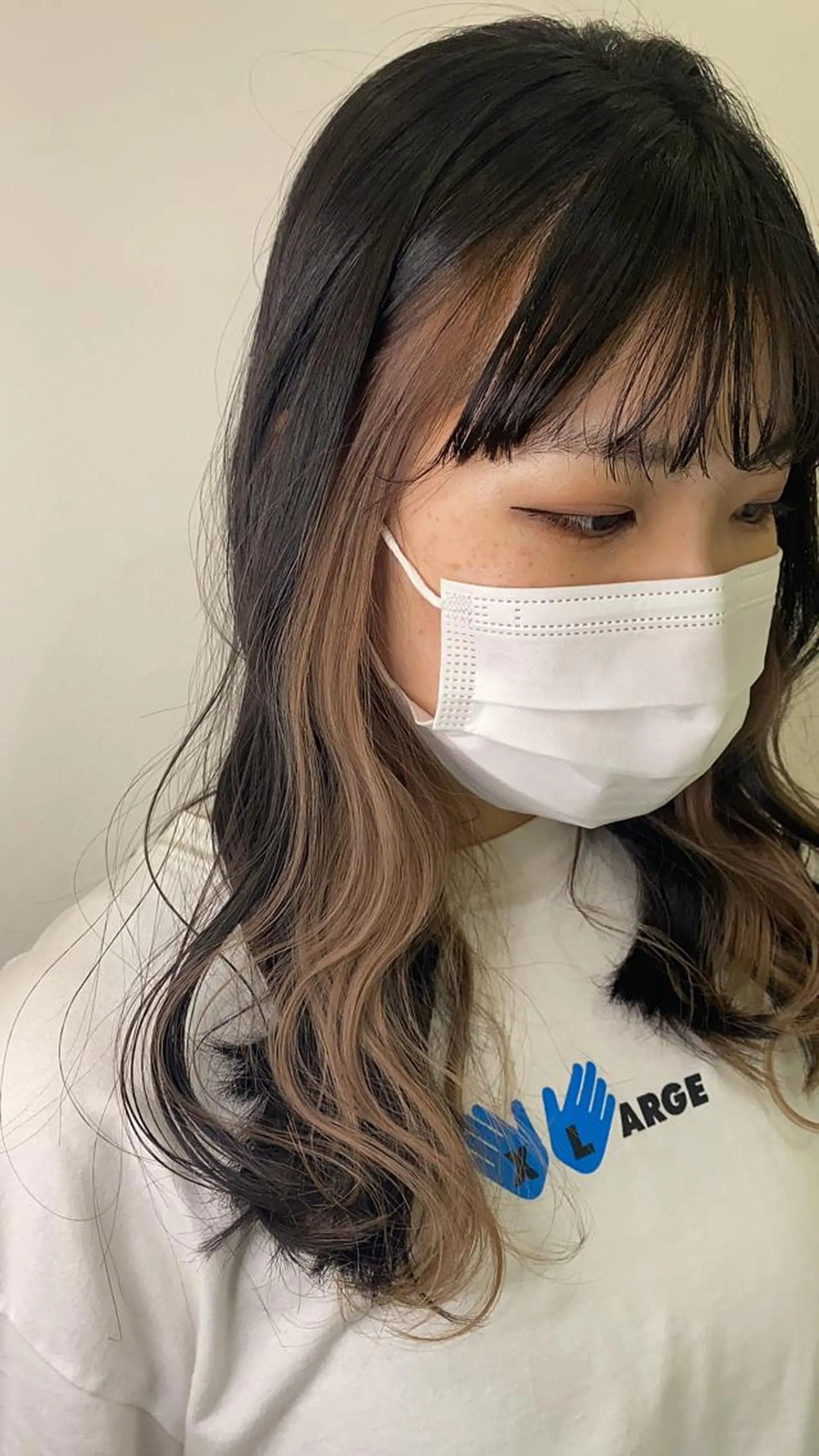 ロング カラー ブリーチ インナーカラー ヘアカラー 透明感カラー/ レイヤーkotonoのヘアスタイル