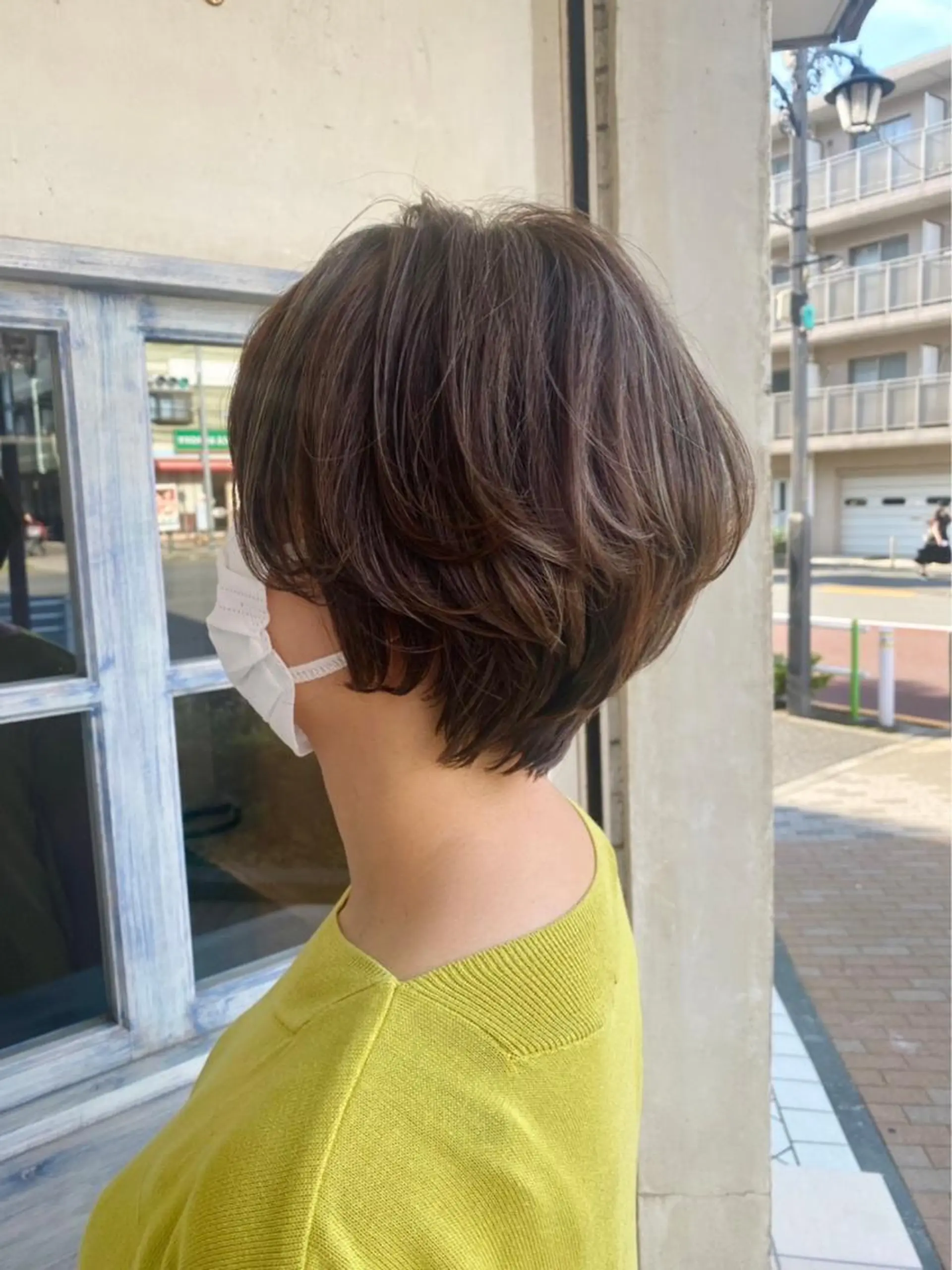 ショート ショートレイヤー レイヤーカット ショートヘア amie by afloat(エイミーバイアフロート)所属・井上 日菜乃のヘアスタイル