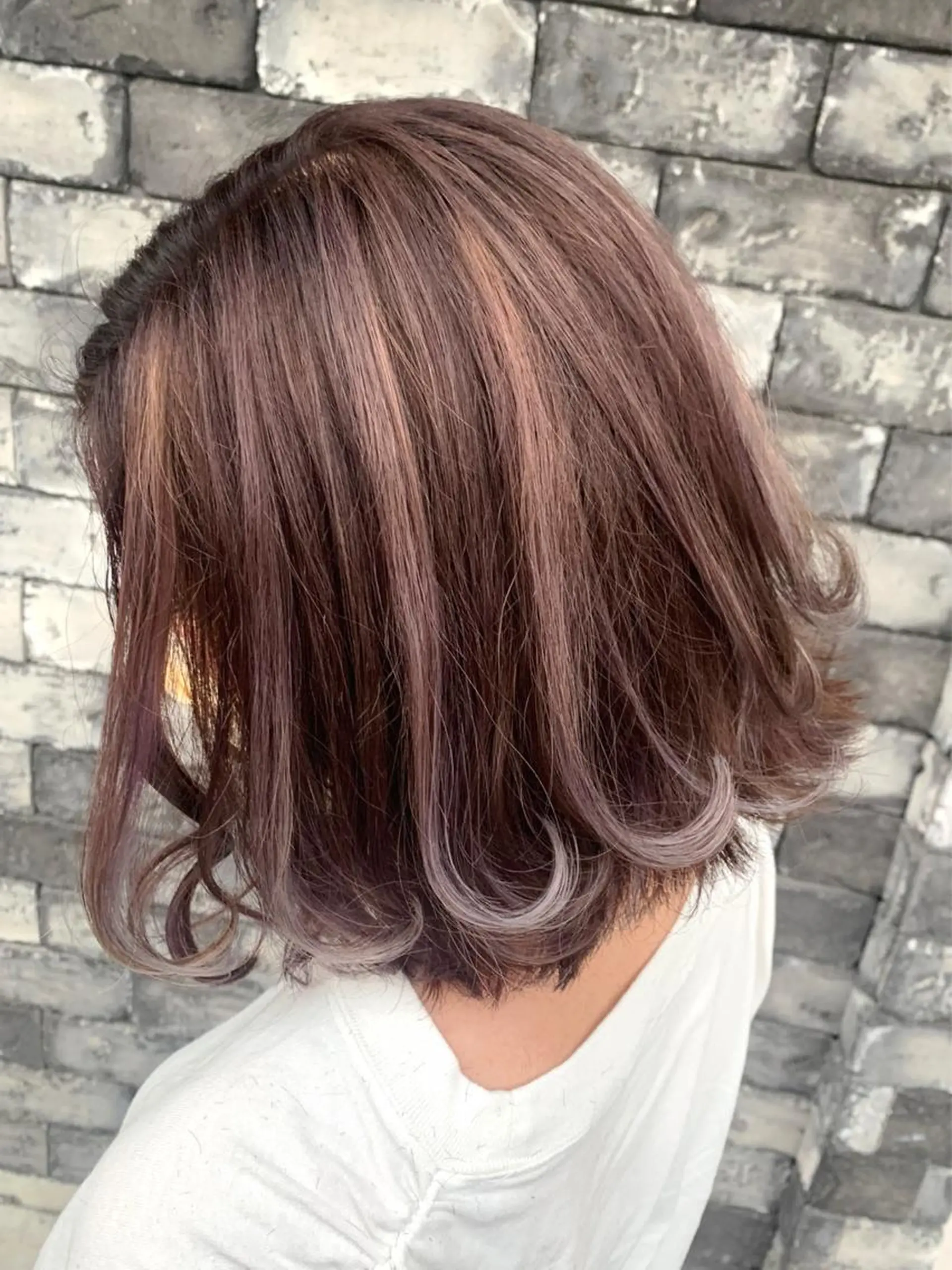 ミディアム カラー アッシュ ラベンダーカラー ラベンダーアッシュ ヘアカラー トリートメント ヘアセット ❤️千葉県代表❤️ 店長❤️柿本翔一朗のヘアスタイル