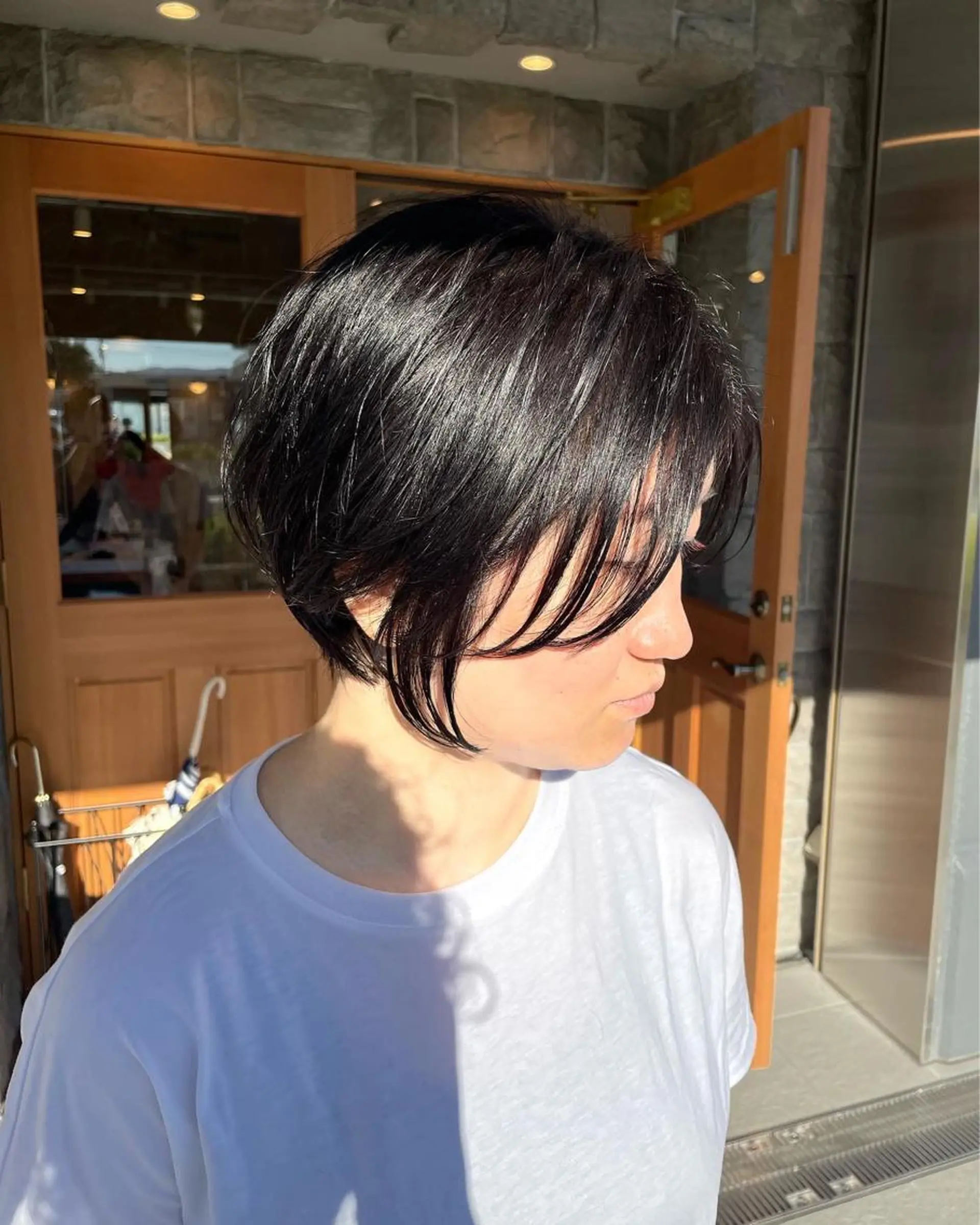 ショート カラー 似合わせスタイル 岡田勇哉のヘアスタイル