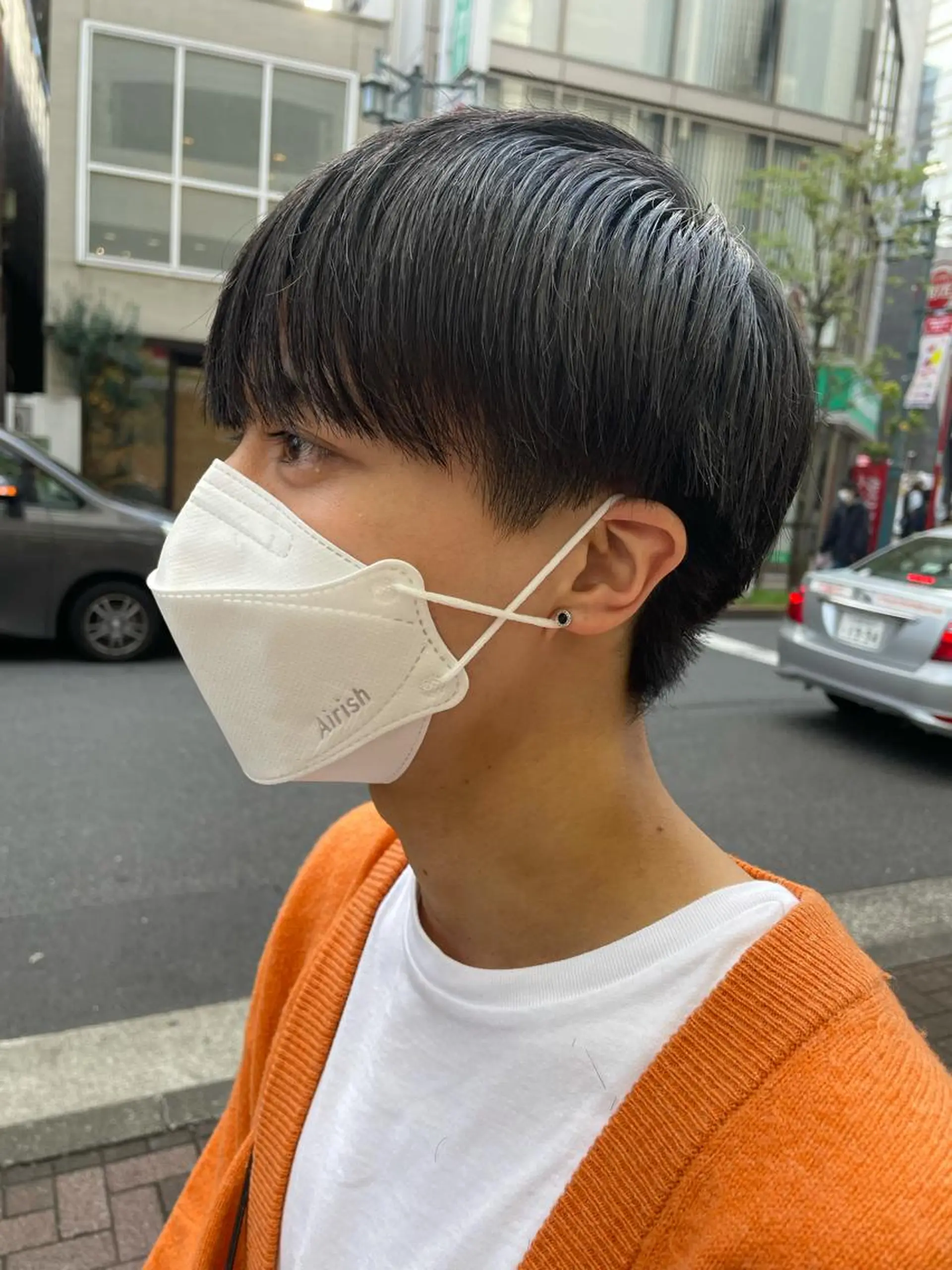 メンズ マッシュ シースルーマッシュ カット 韓国ヘア🦋 MIYUのヘアスタイル