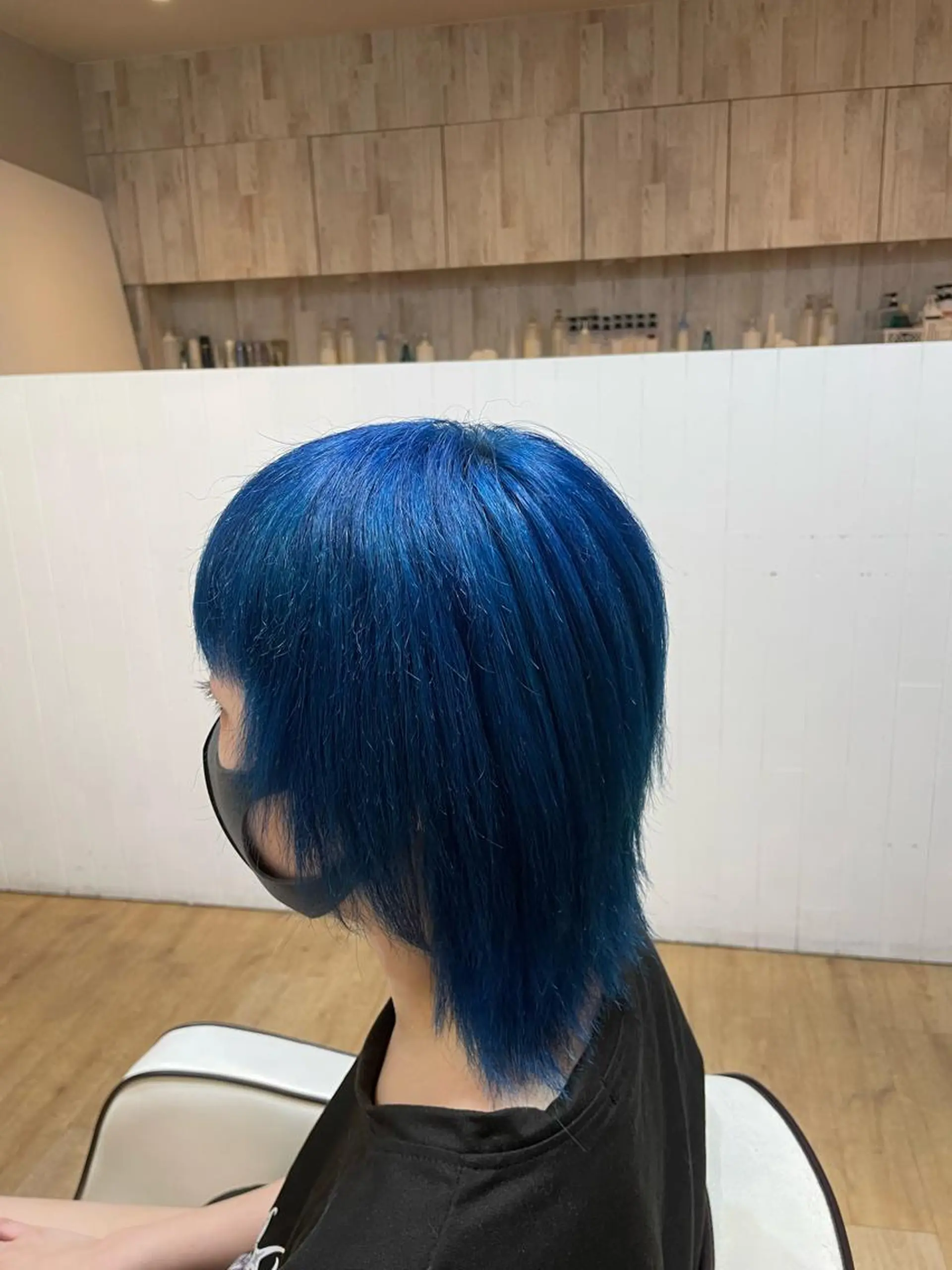 ショート カラー ブルーカラー ALLEN hair 郡山開成店所属・中司 優樹のヘアスタイル