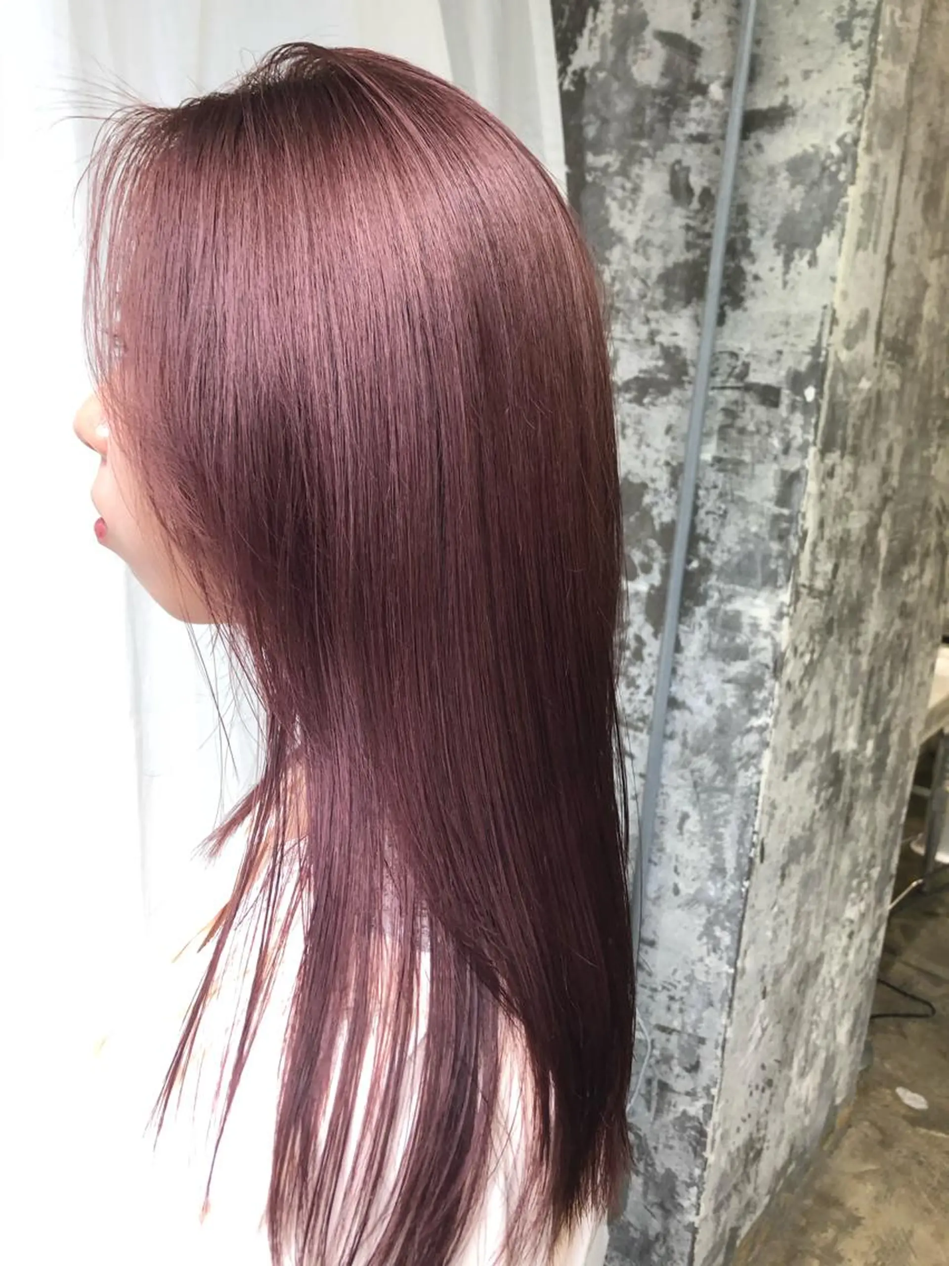 ロング カラー ブリーチ ケアブリーチ ピンクカラー Pia hair Design Yakuin所属・Pia ツボイ ケイタのヘアスタイル