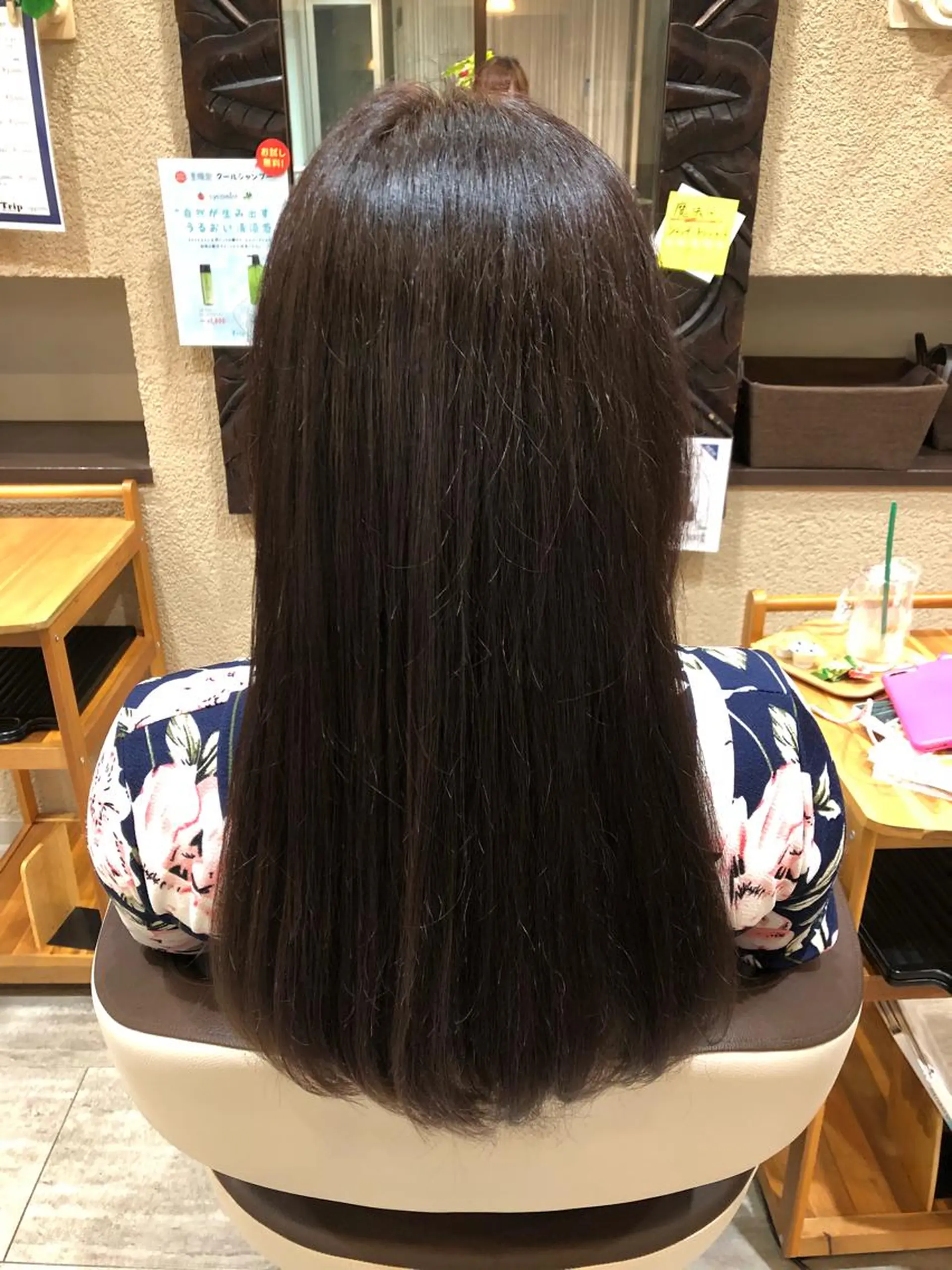 ロング カラー バイオレットカラー レイヤーカット ロング トリートメント カット ヘアカラー 縮毛矯正 トリートメント 森田 真由のヘアスタイル