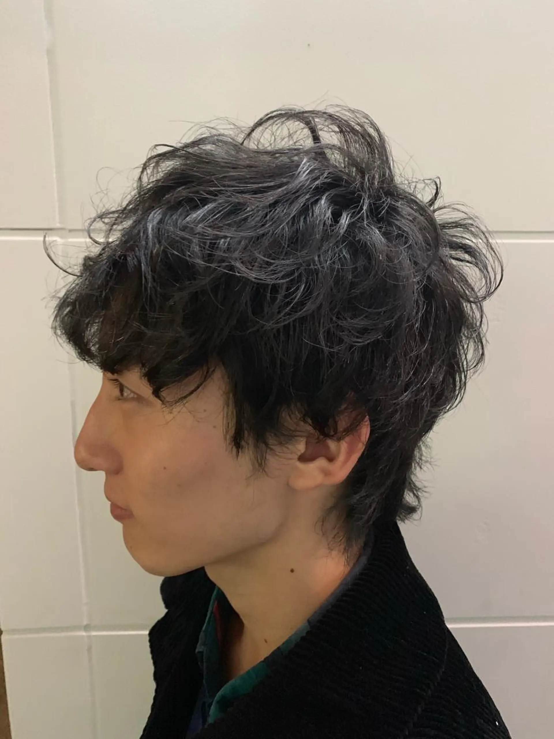 ショート パーマ メンズ メンズパーマ レイヤーカット 縮毛矯正✖️似合わせ 🌻ヒトミのヘアスタイル