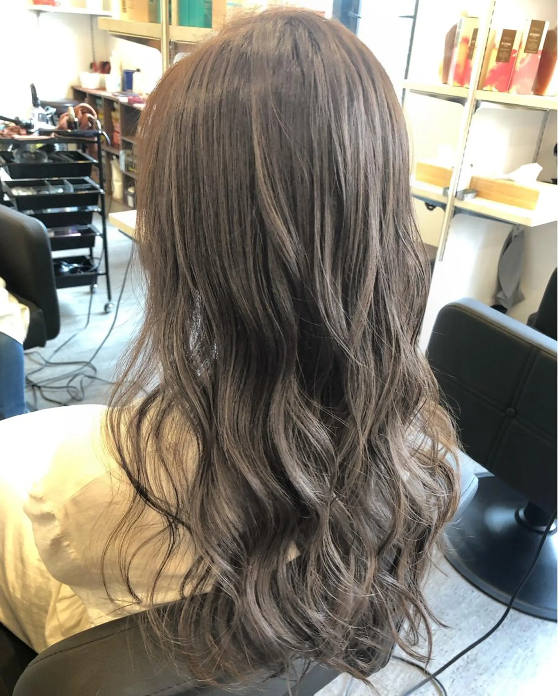 セミロング シールエクステ エクステ ヘアカラー エクステ 100%高級人毛使用 LANIUMEDAのその他イメージ